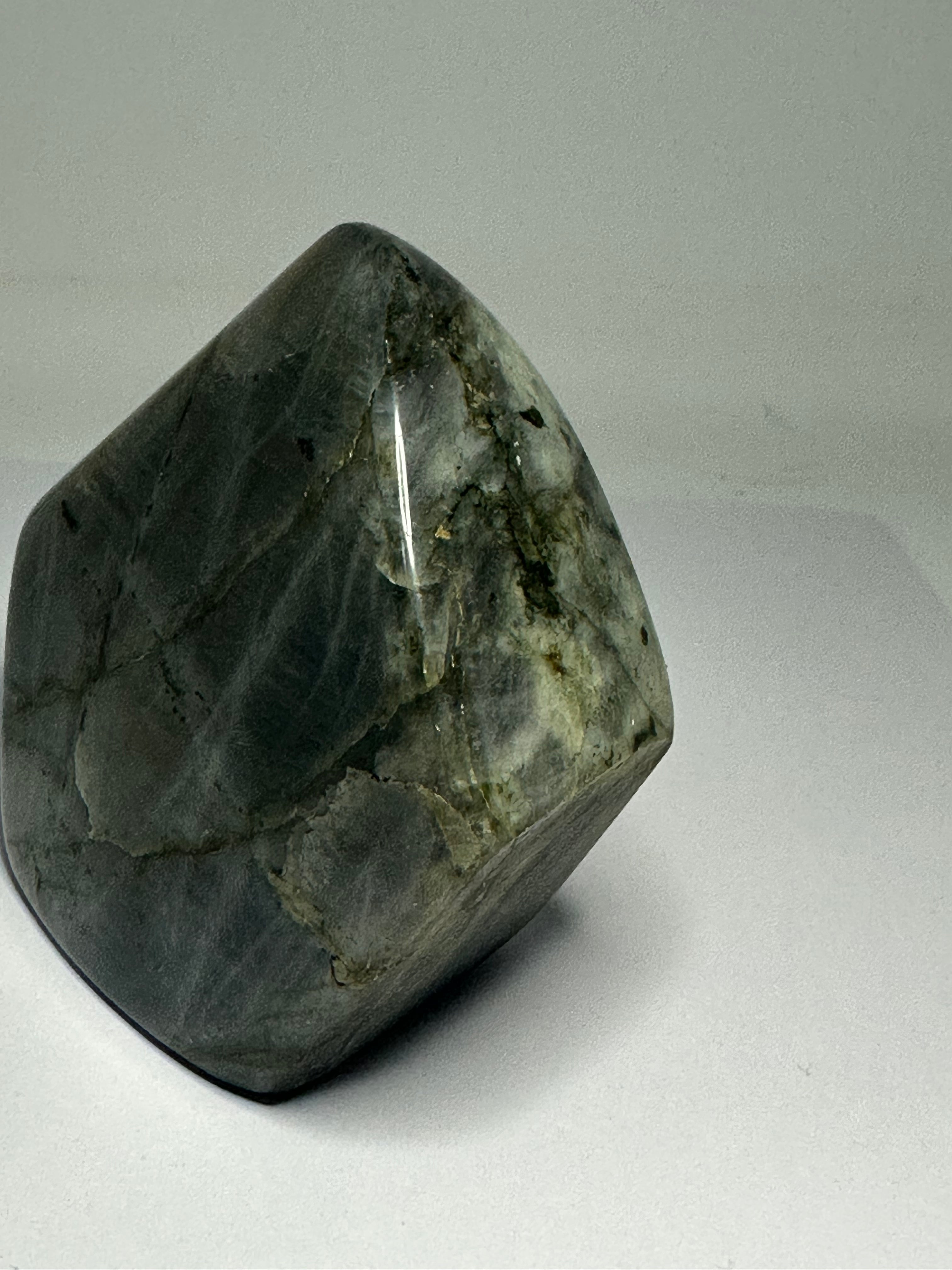 Polished labradorite freeform, 512g, shown from another angle