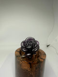 Purple Fluorite Rose with Silver Metal Stem – 45g
