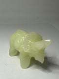 Afghan Jade Triceratops Carving – 140g