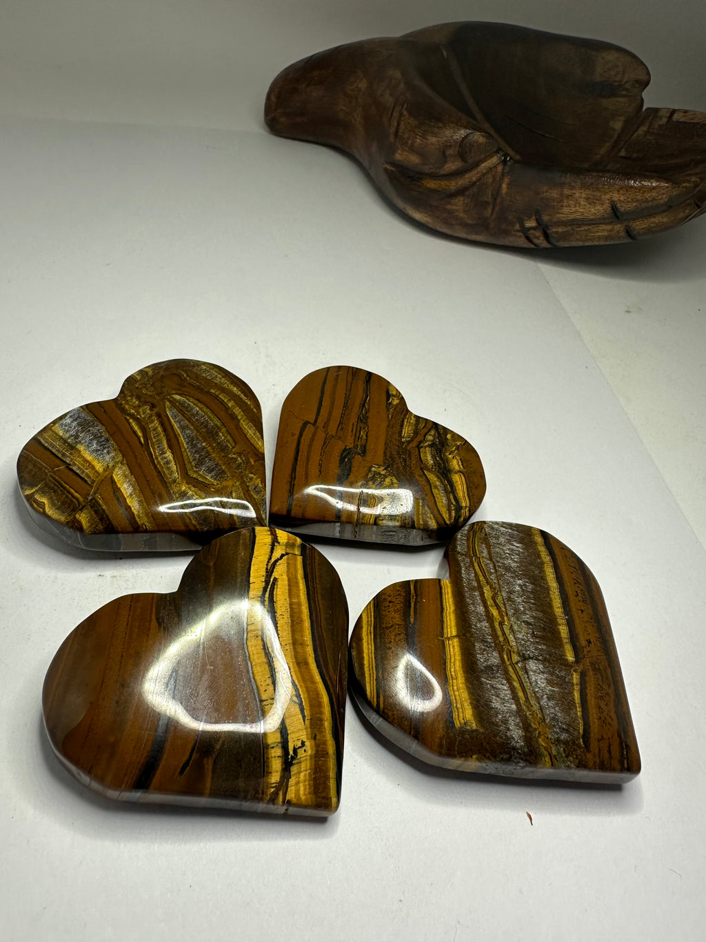 Tiger’s Eye Hearts – 70g–80g