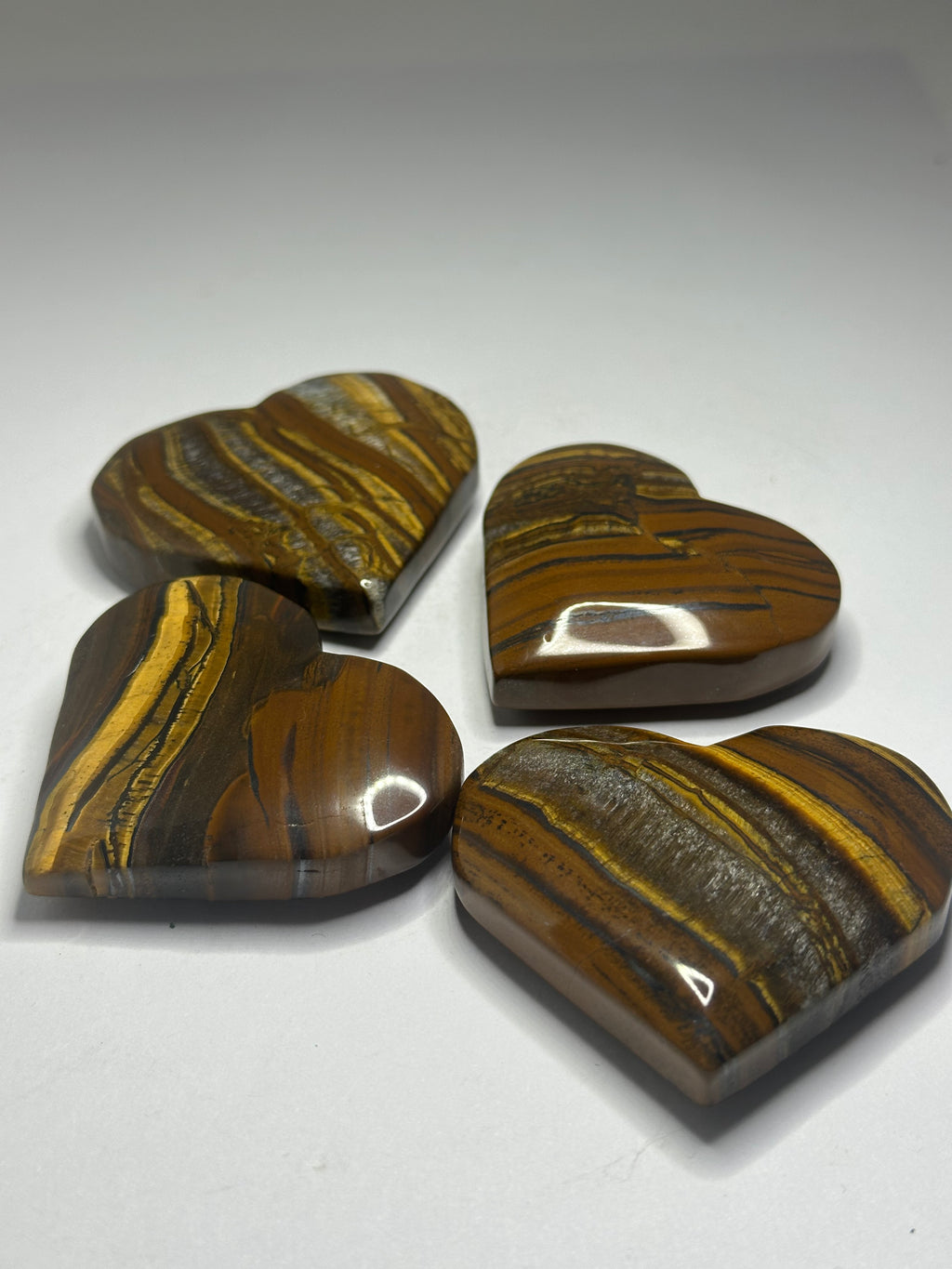 Tiger’s Eye Hearts – 70g–80g