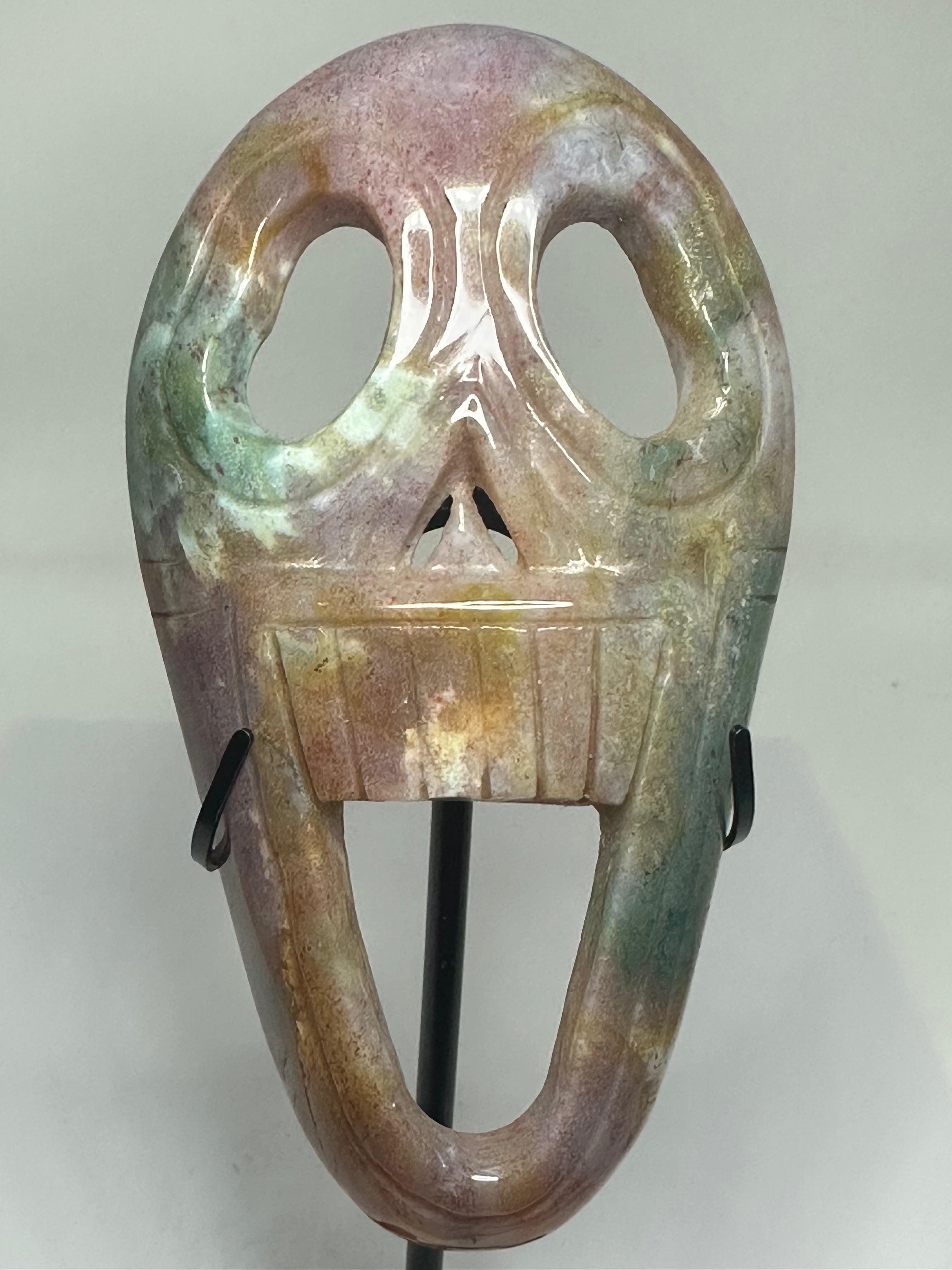 Ocean Jasper Mask Carving – 120g