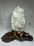 Apophyllite Specimen on Custom Stand – 768g