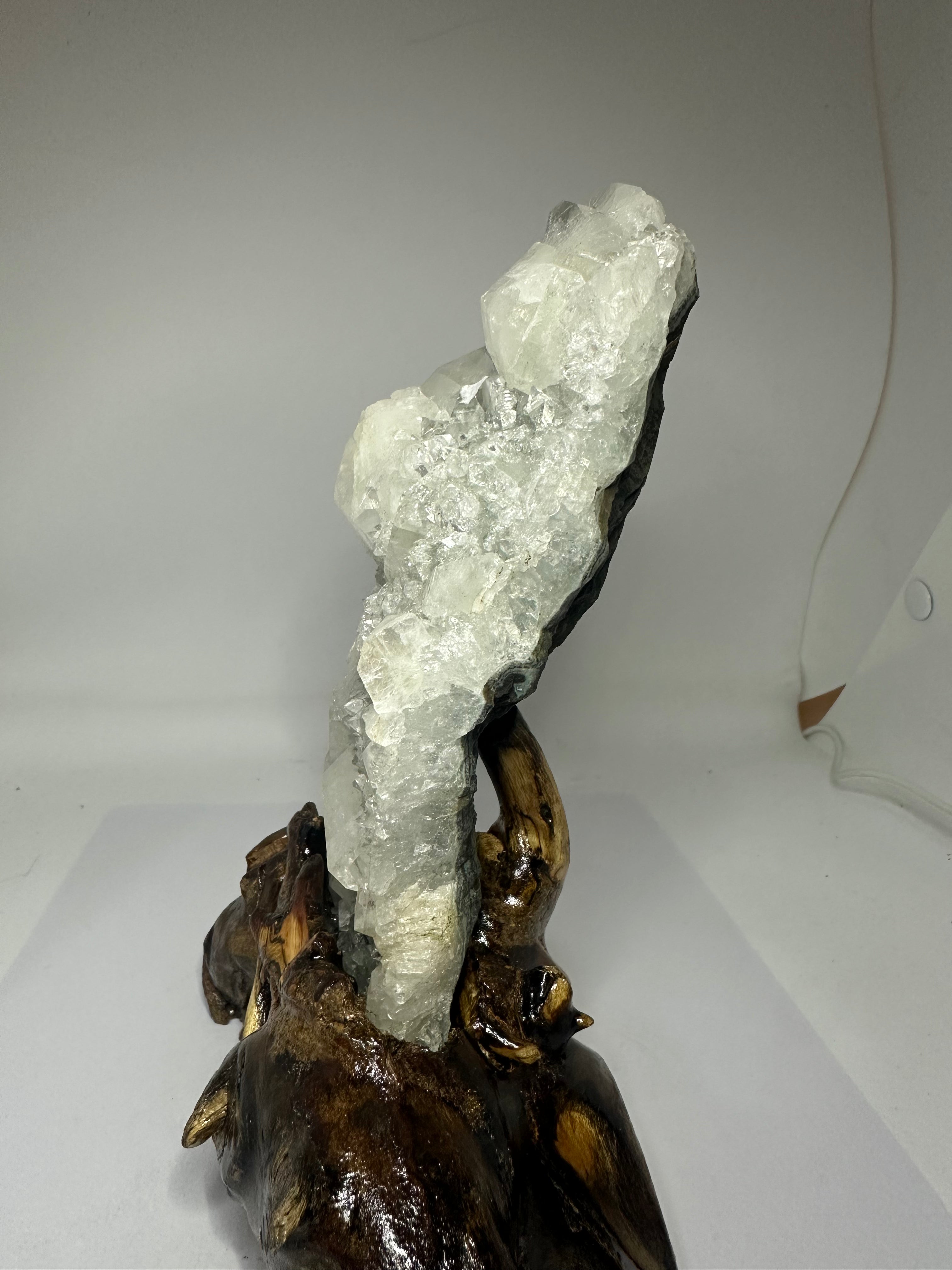 Apophyllite Specimen on Custom Stand – 768g