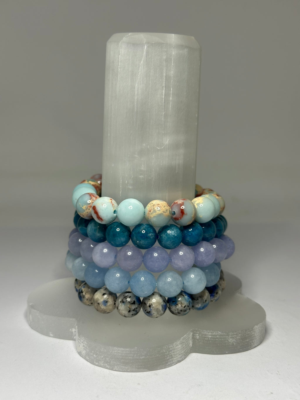 Selenite Bracelet Holder – 440g