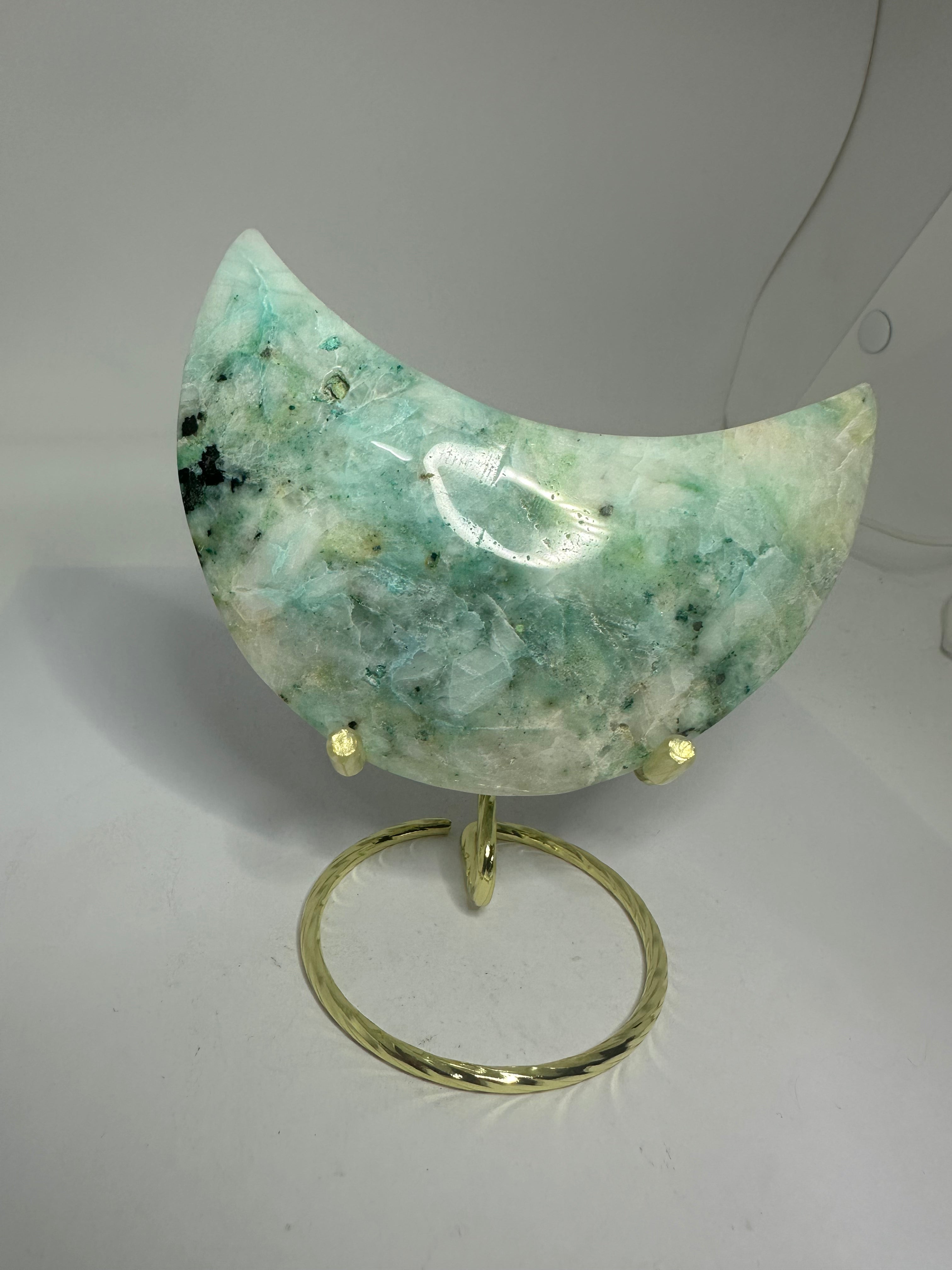 Phoenix Stone Moon Carving – 216g