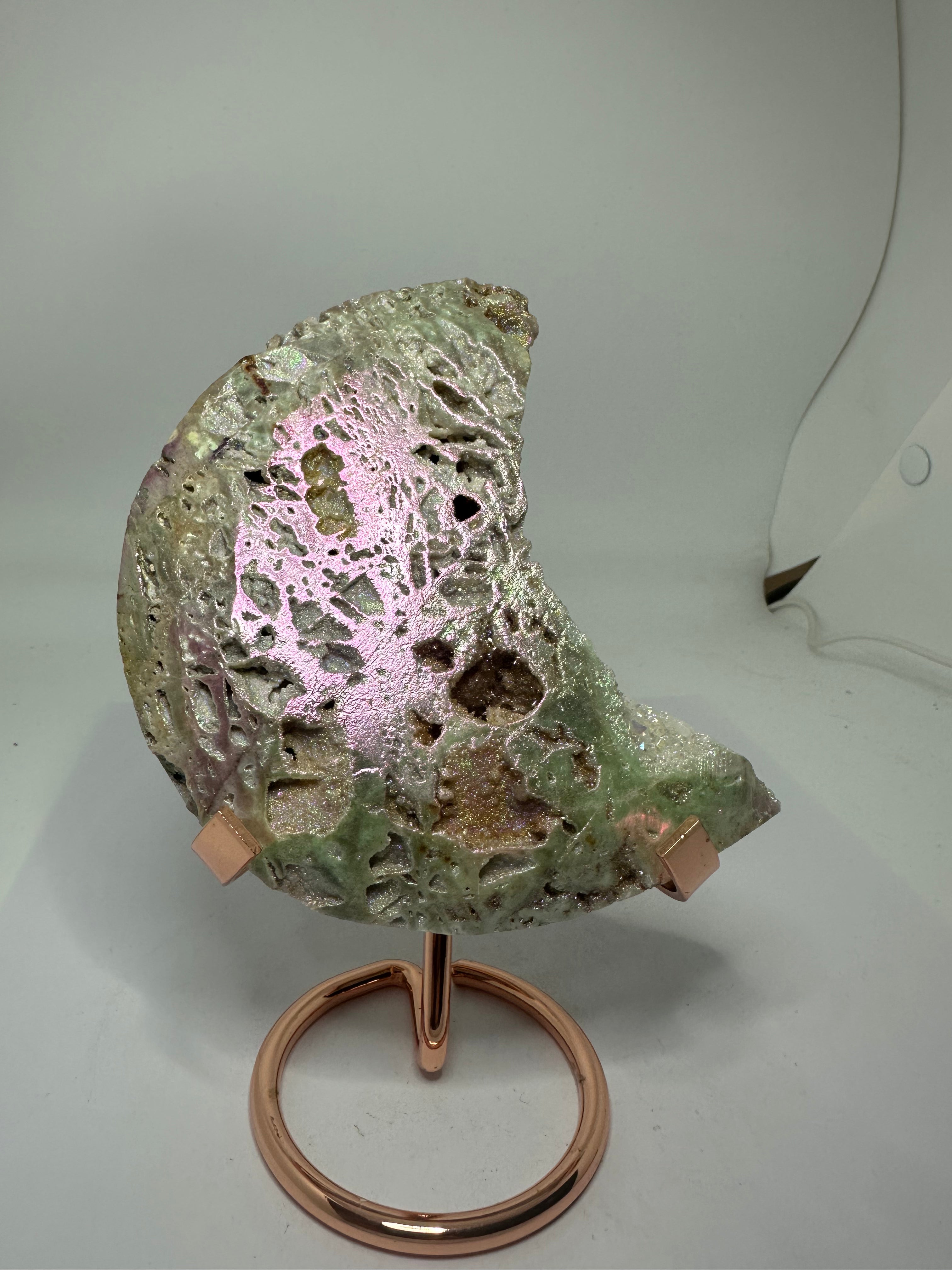 Sphalerite Moon Carving – 253g