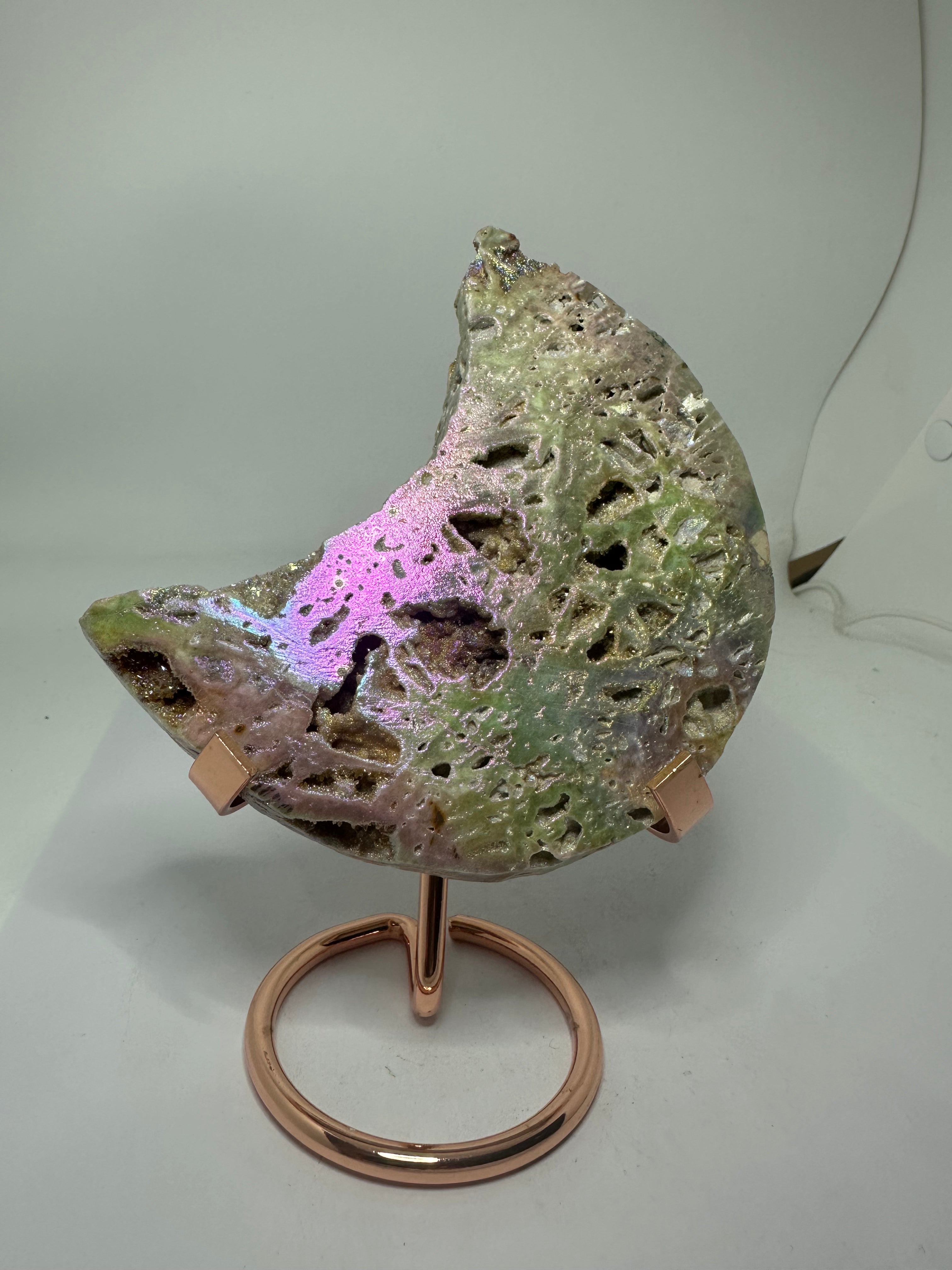 Sphalerite Moon Carving – 253g