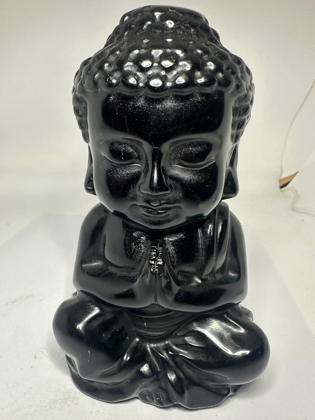 Black Obsidian Buddha Carving – 945g