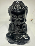 Black Obsidian Buddha Carving – 945g