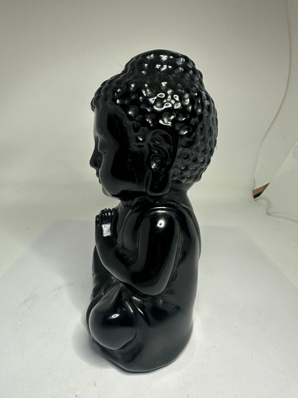 Black Obsidian Buddha Carving – 945g