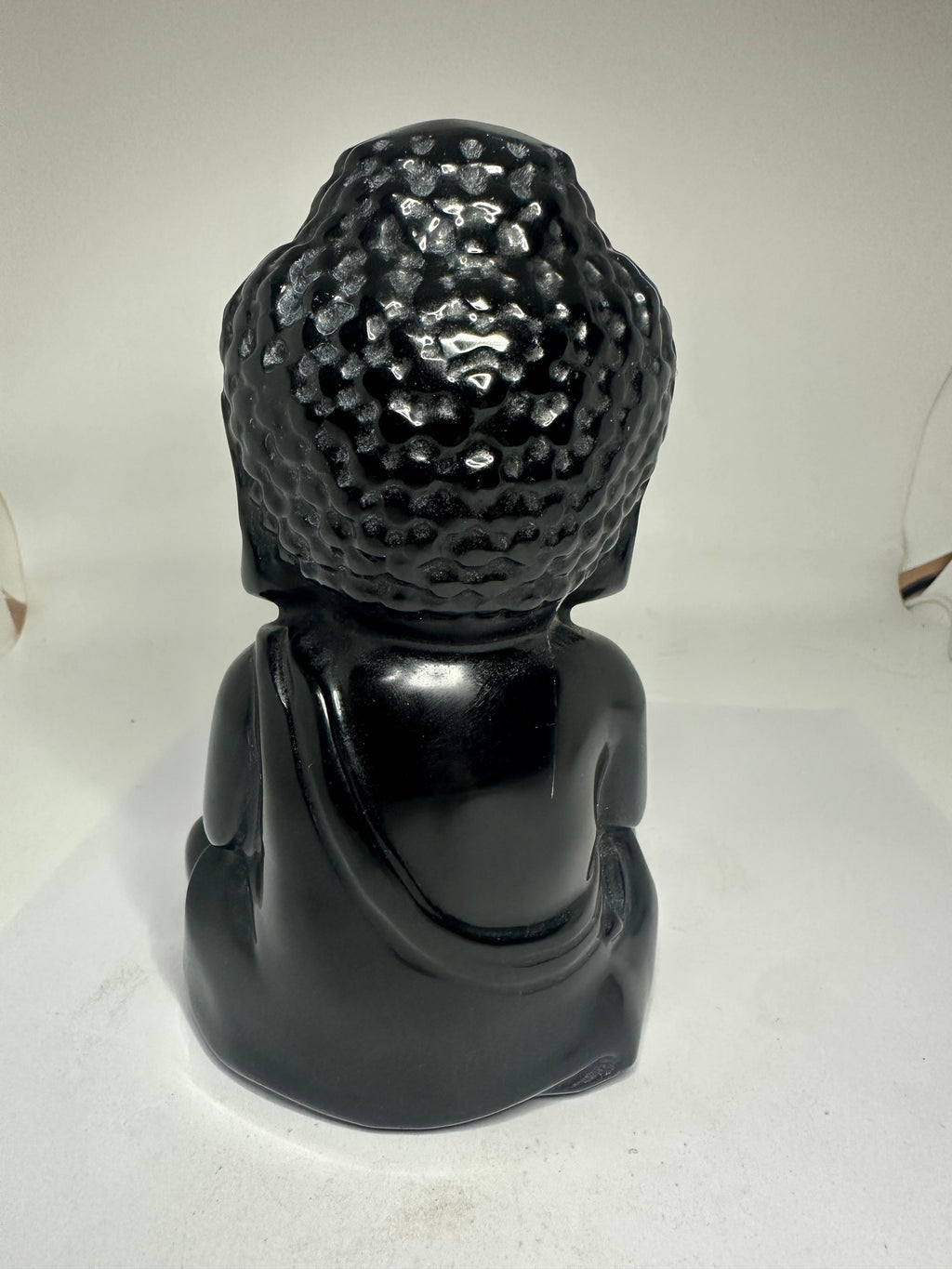 Black Obsidian Buddha Carving – 945g