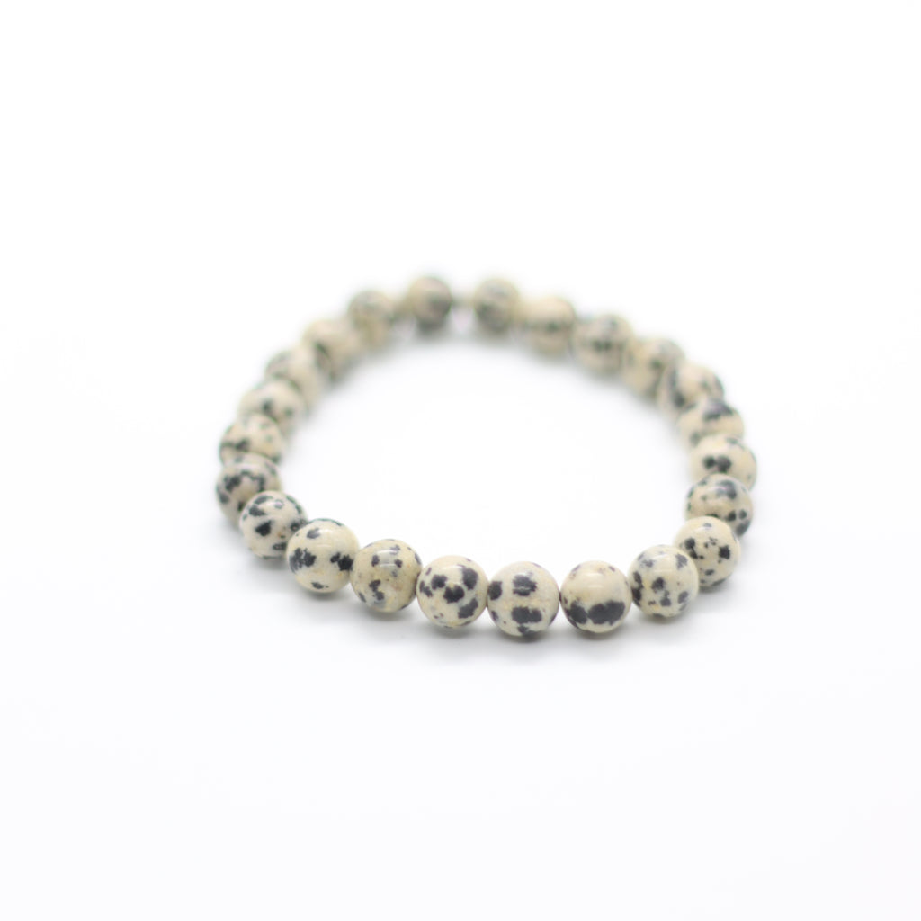 Dalmatian Jasper Bracelet – 8mm