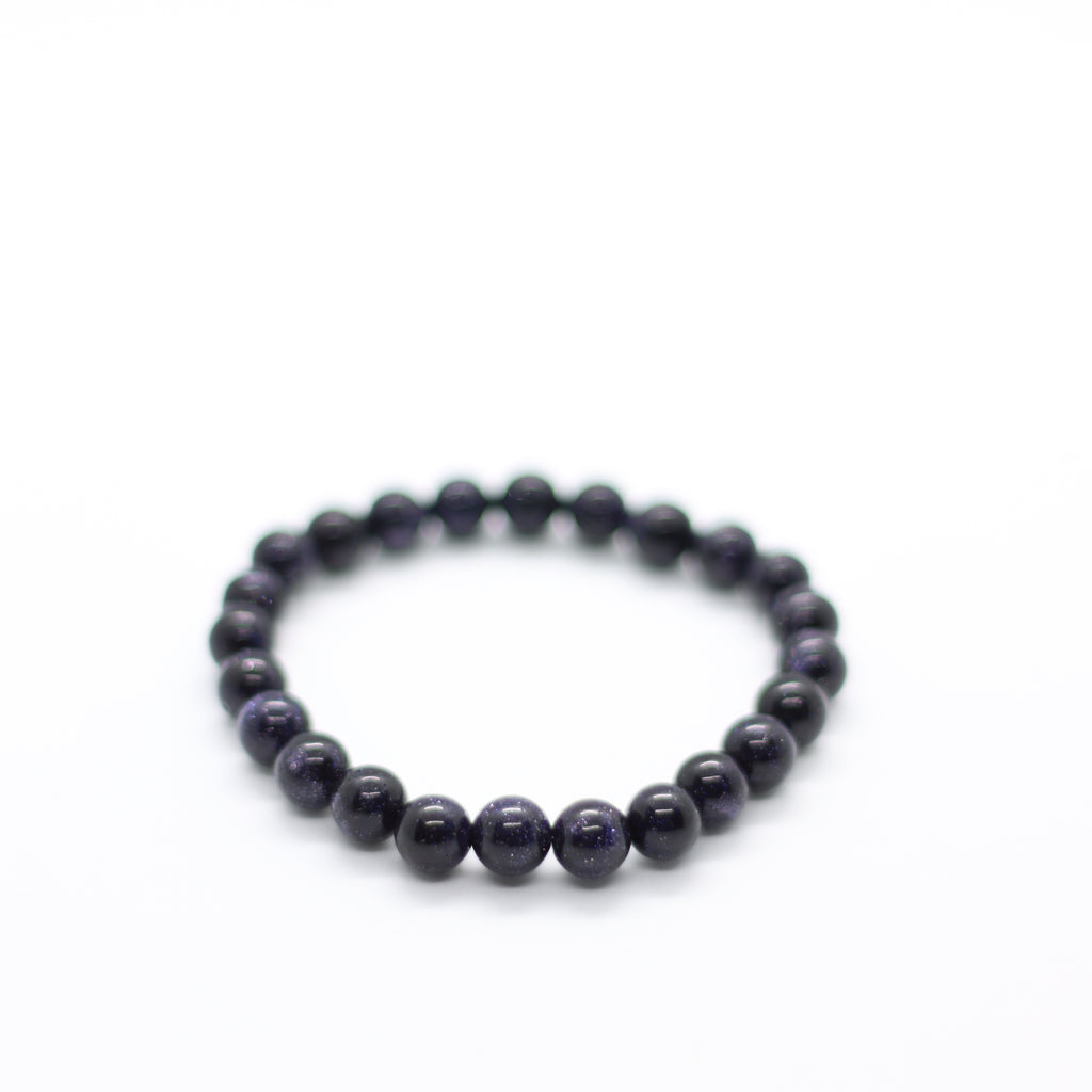 Blue Sandstone Bracelet – 8mm