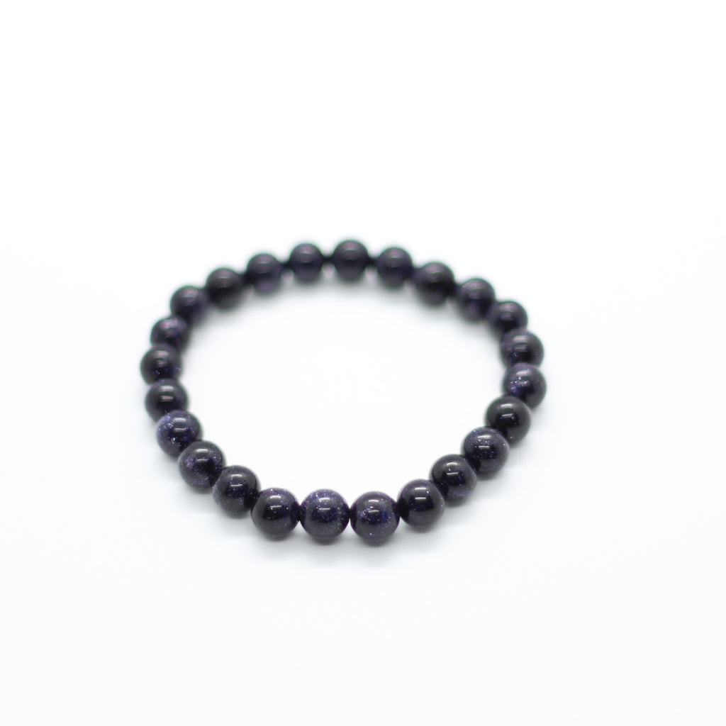 Blue Sandstone Bracelet – 8mm