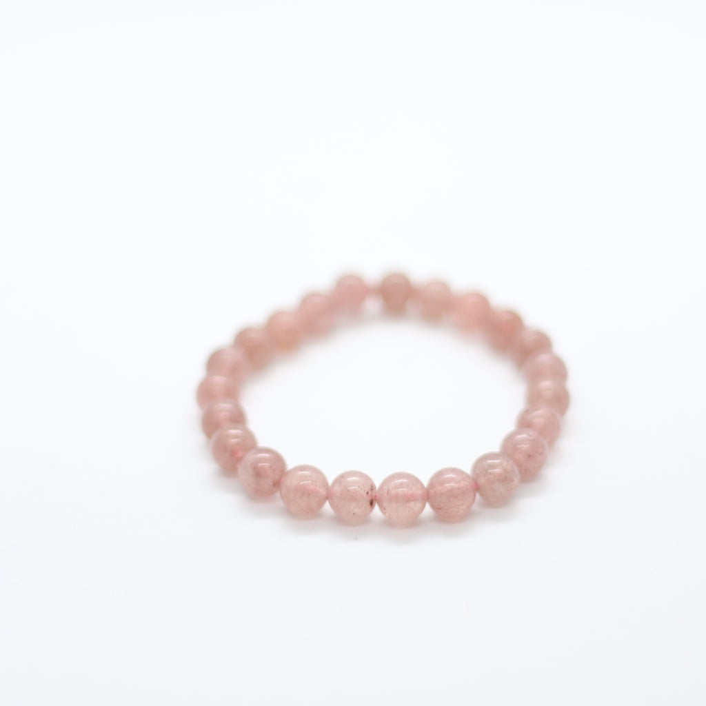Strawberry Quartz Bracelet – 8mm