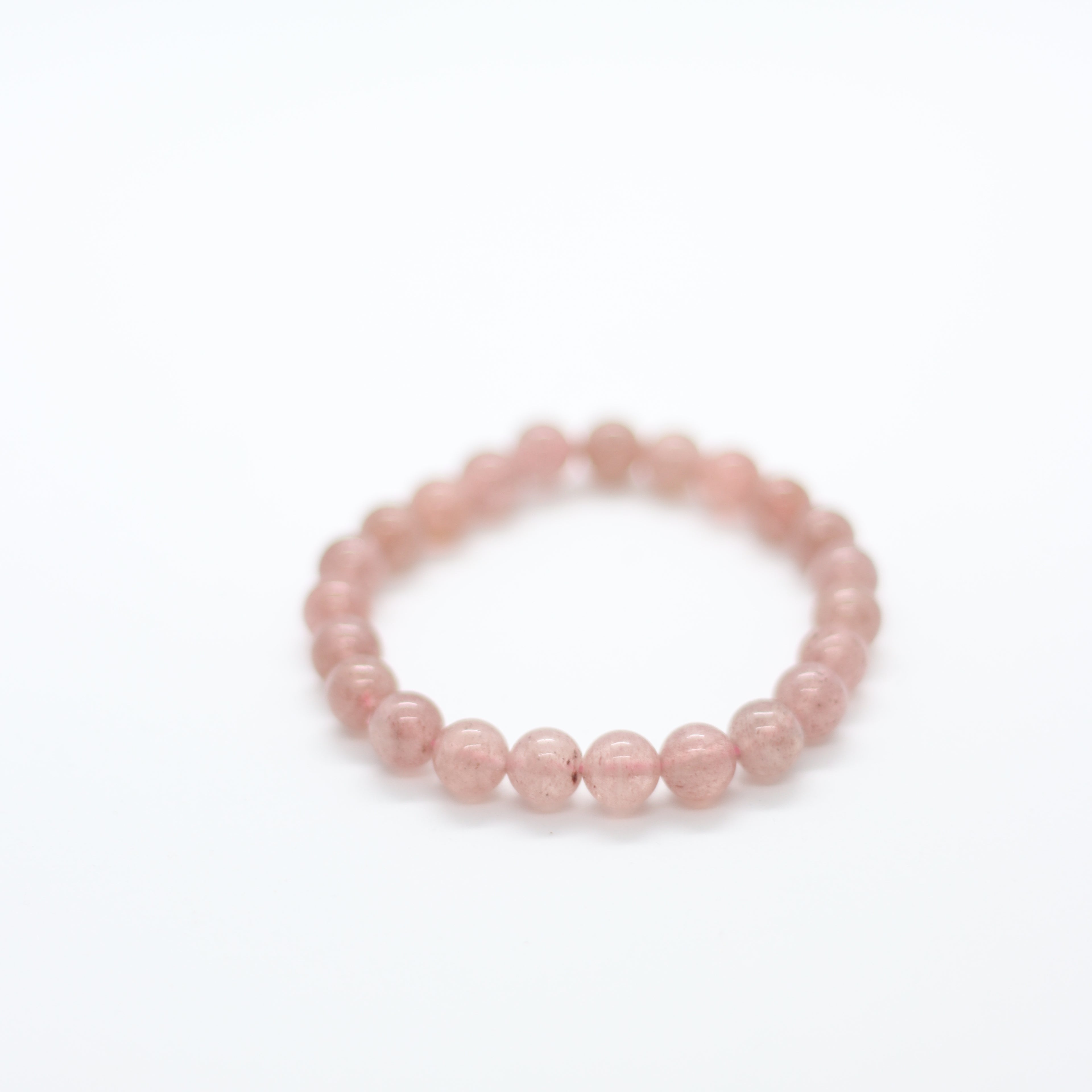 Strawberry Quartz Bracelet – 8mm