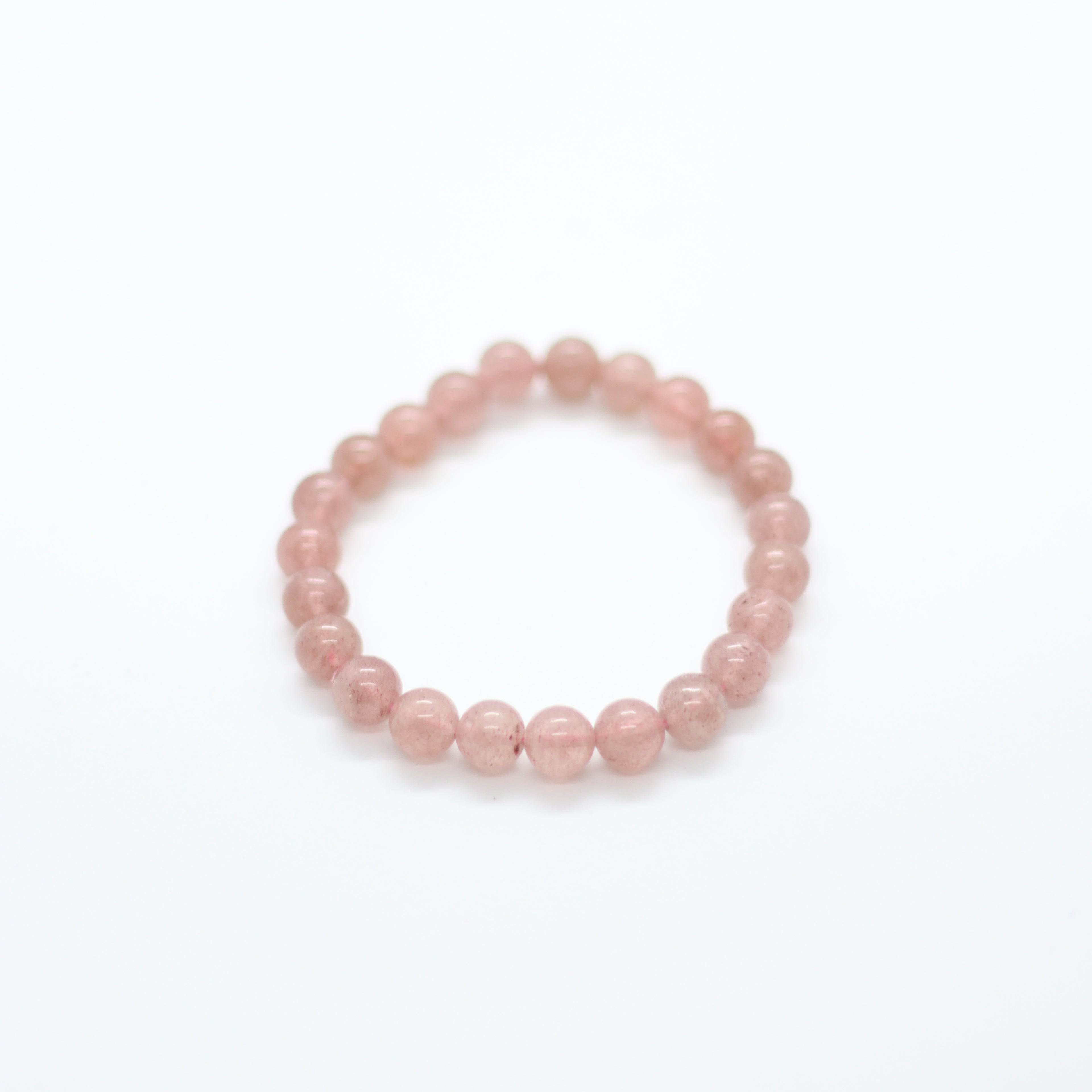 Strawberry Quartz Bracelet – 8mm