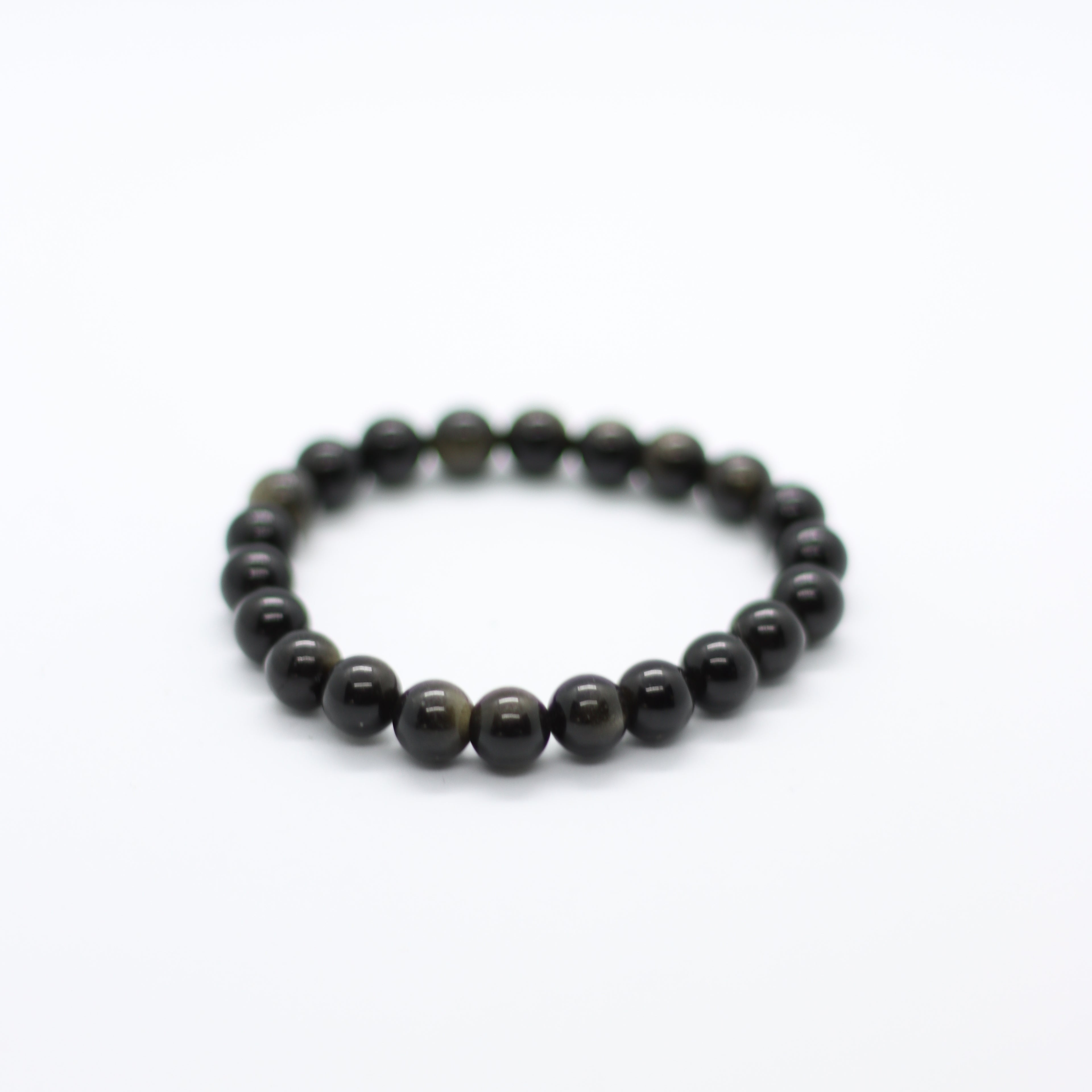 Gold Obsidian Bracelet – 8mm