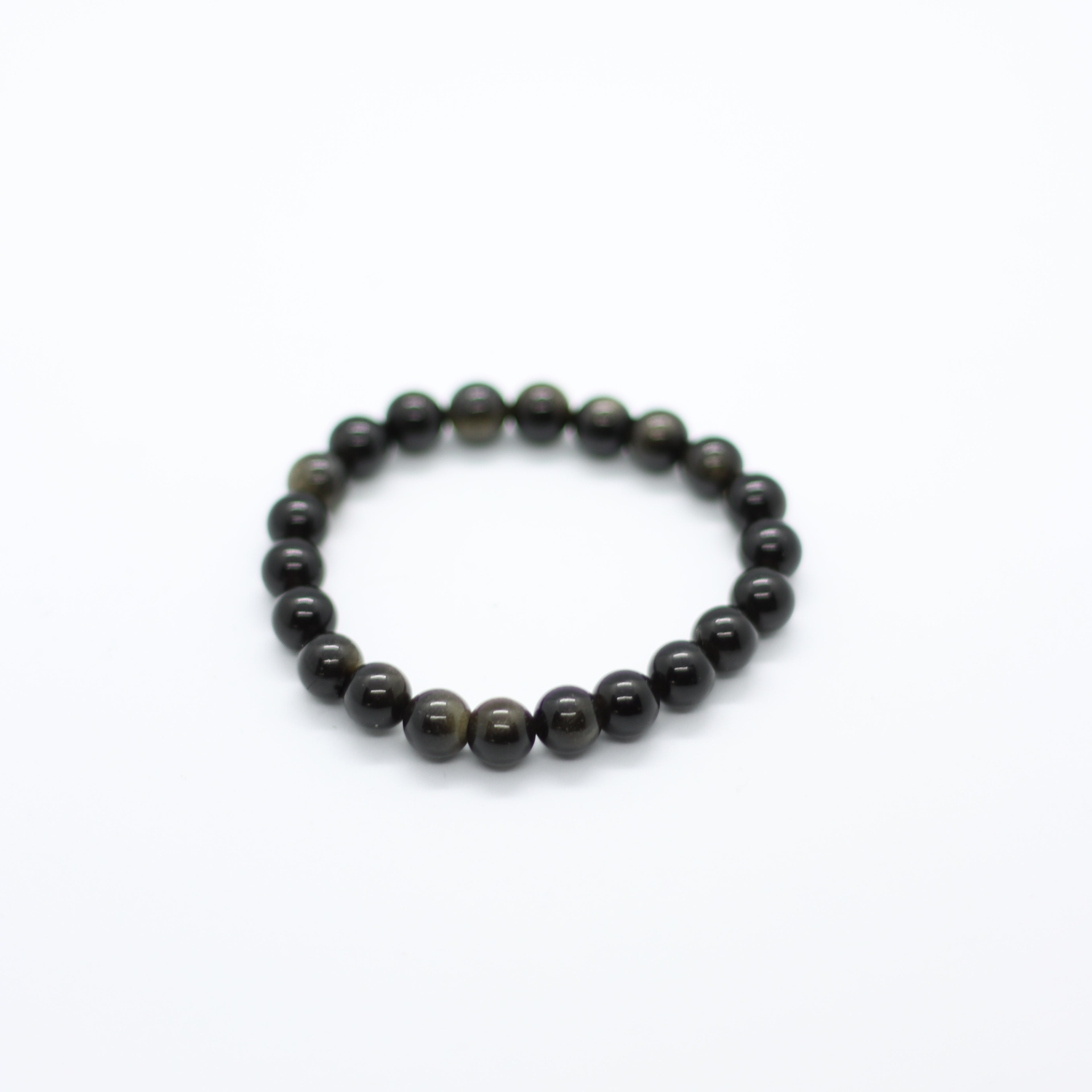 Gold Obsidian Bracelet – 8mm