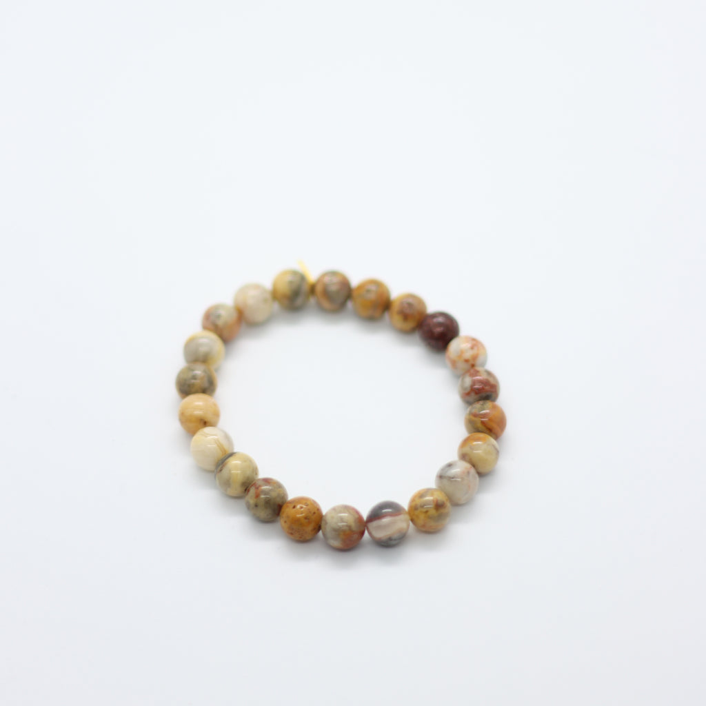 Crazy Lace Agate Bracelet – 8mm
