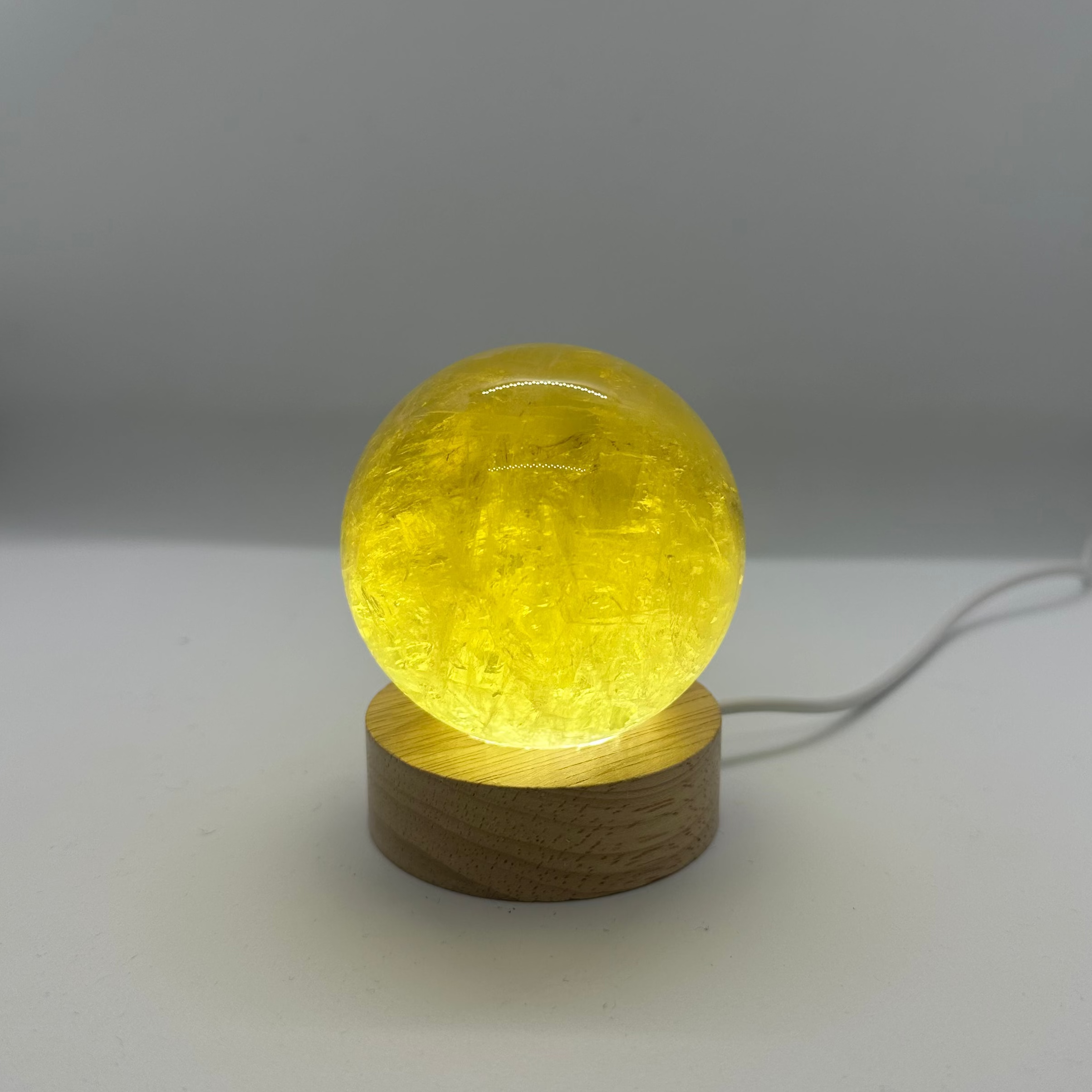Citrine Sphere – 65mm / 387g