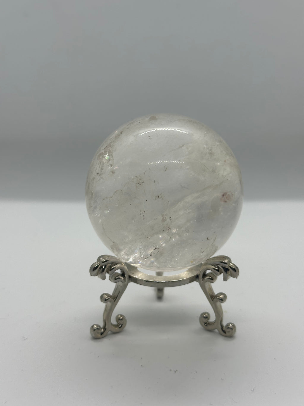 High Grade Clear Quartz Sphere – 57mm / 247g
