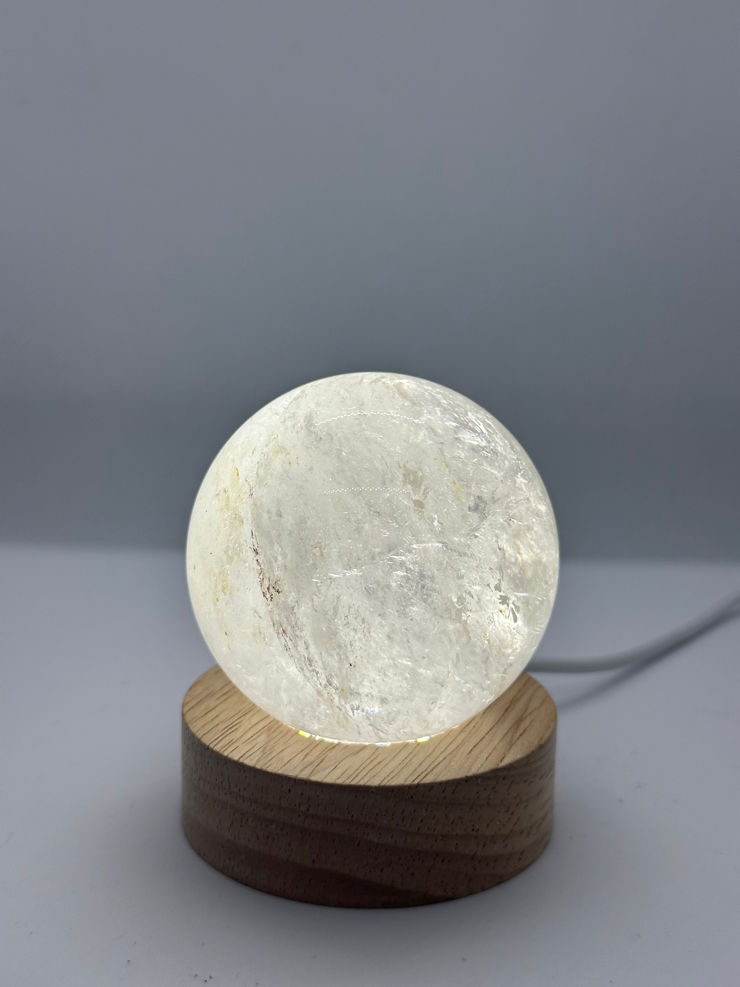 Clear Quartz Sphere – 57mm / 270g
