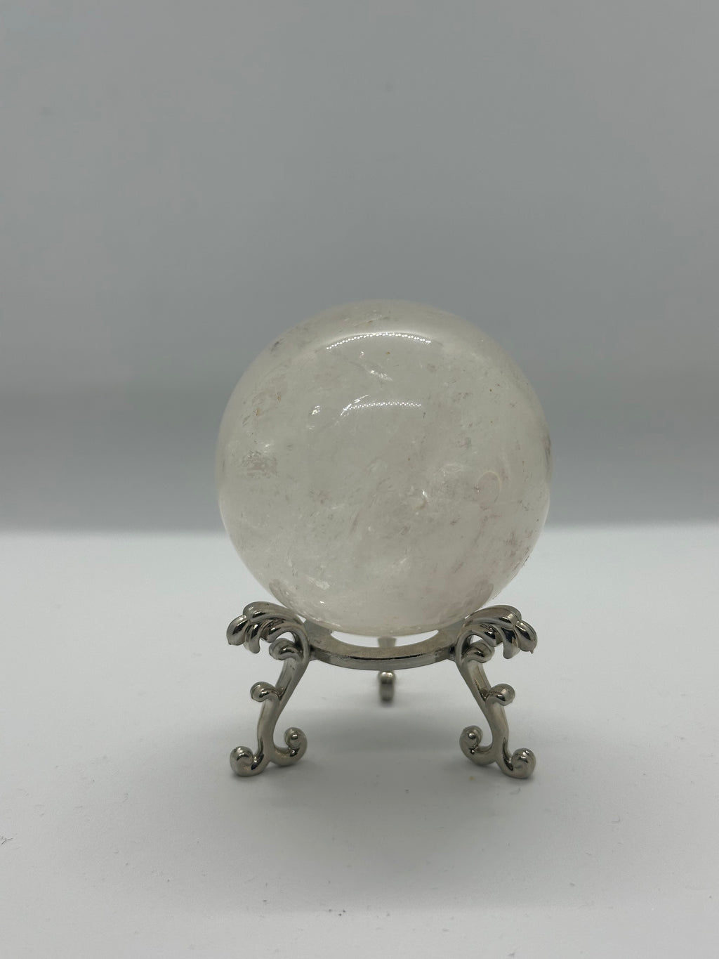 Clear Quartz Sphere – 57mm / 270g