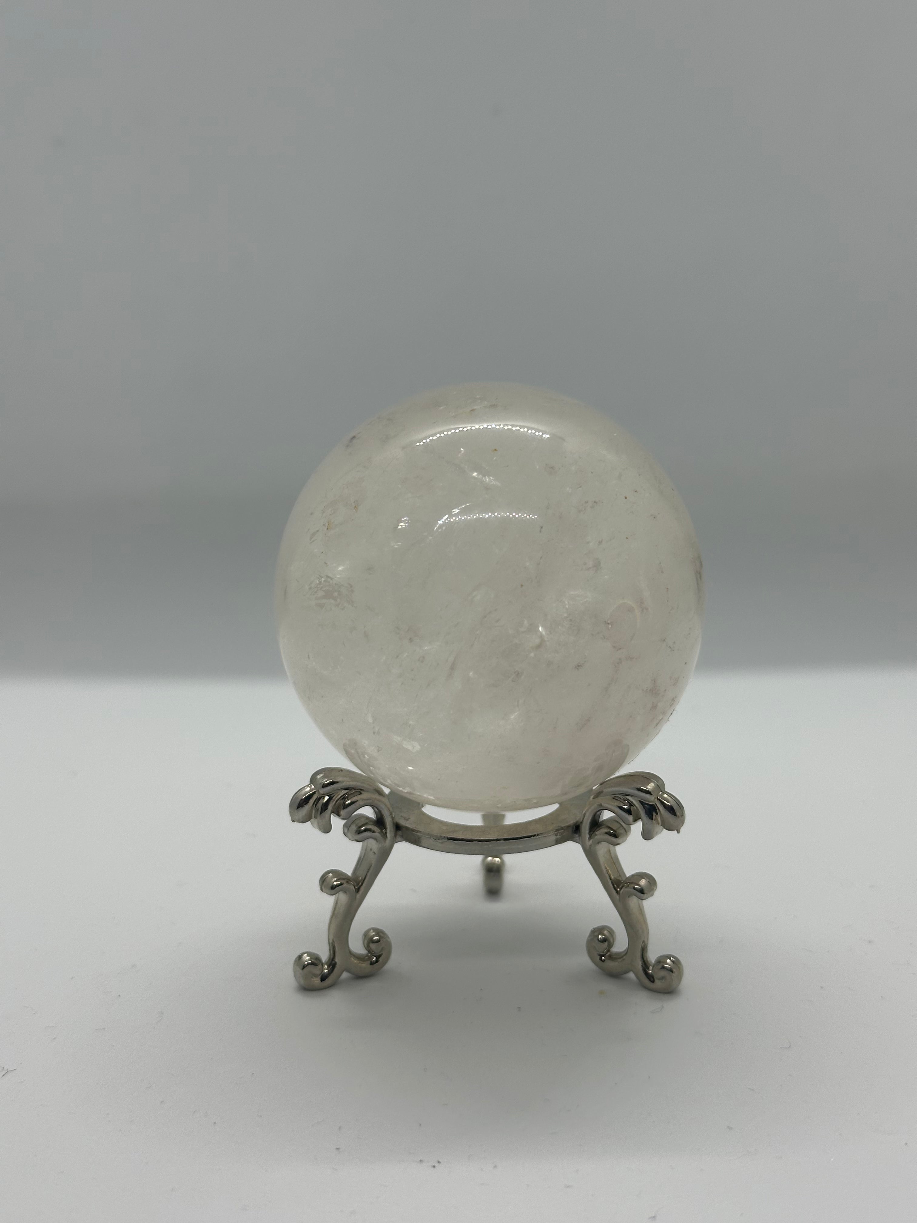 Clear Quartz Sphere – 57mm / 270g