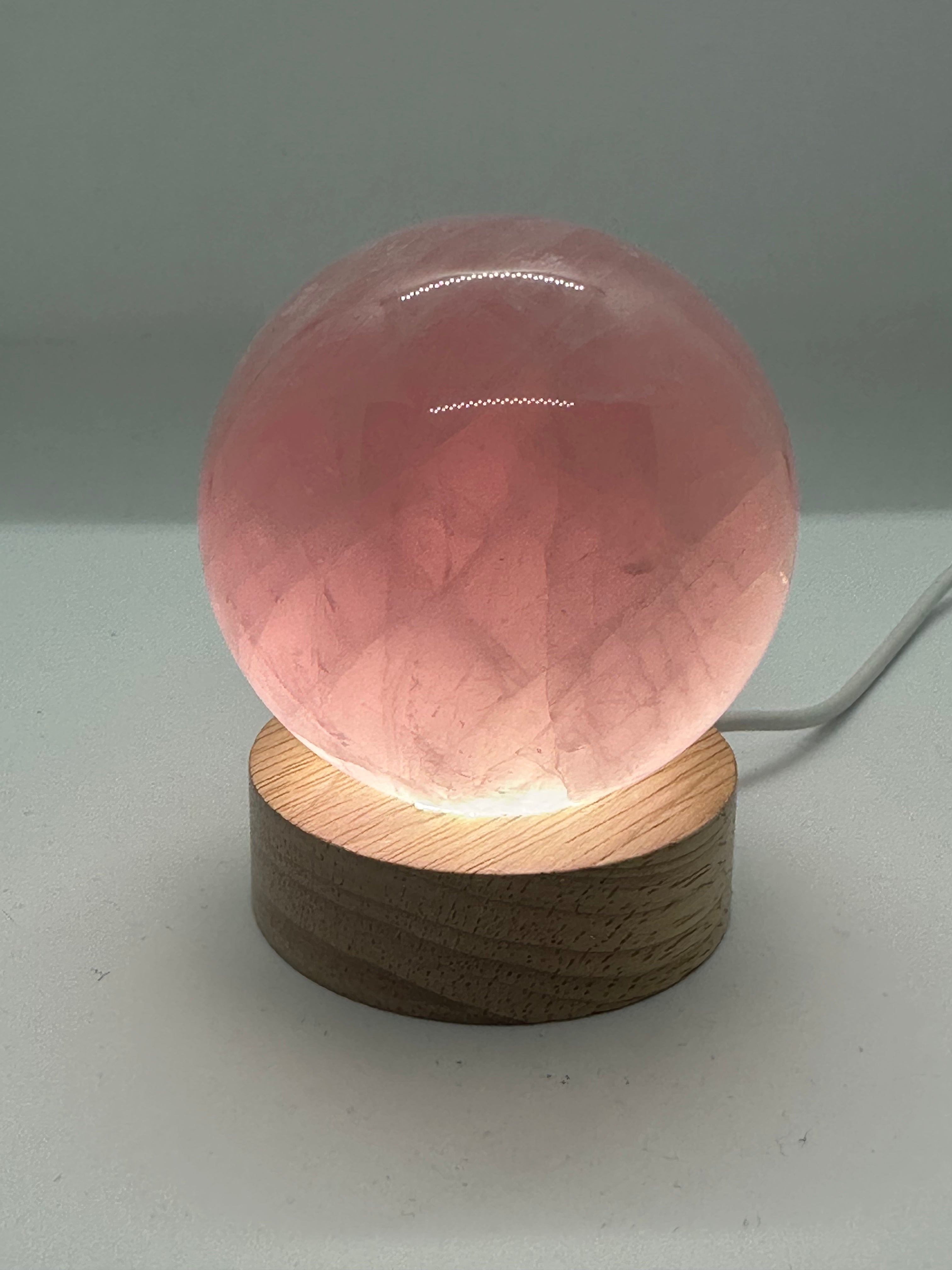 Rose Quartz Sphere – 70mm / 472g