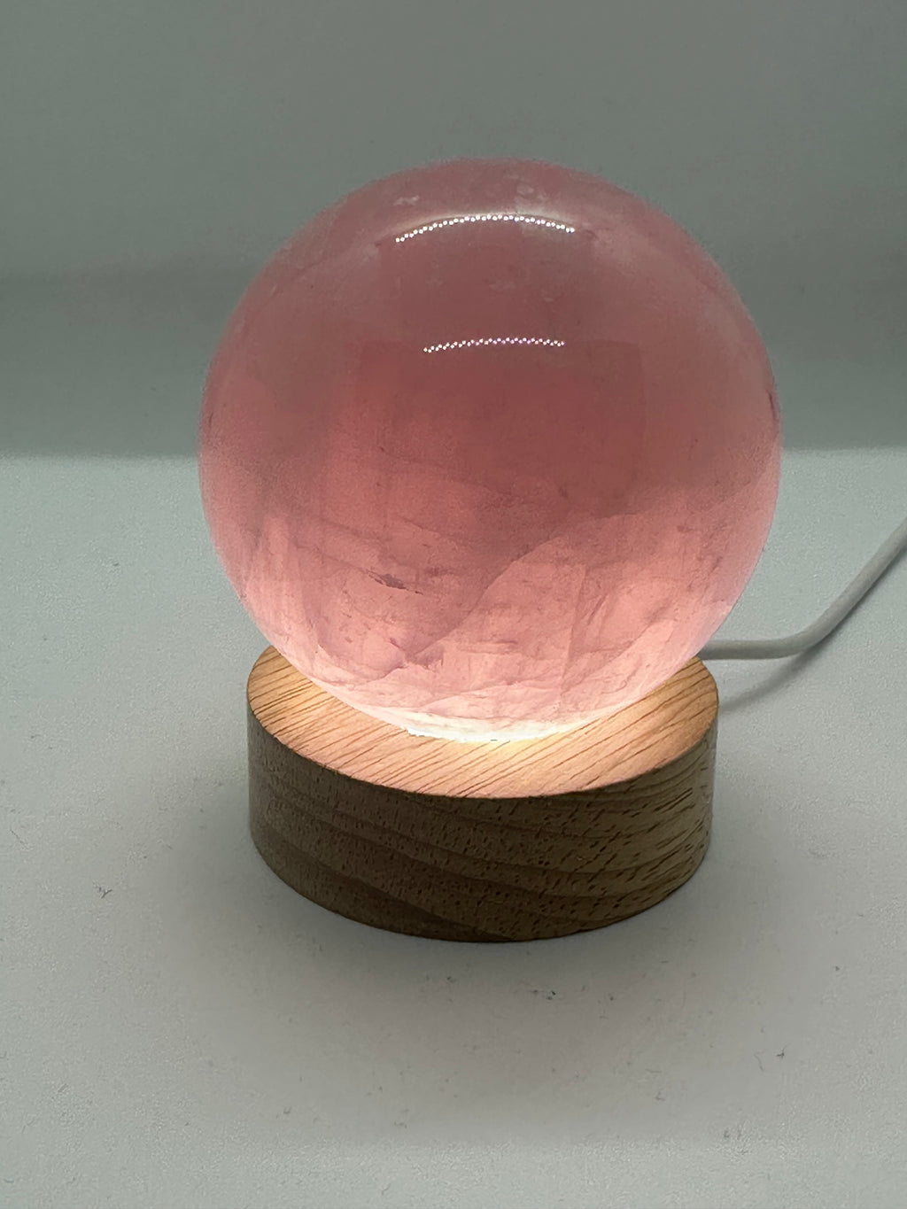 Rose Quartz Sphere – 70mm / 472g