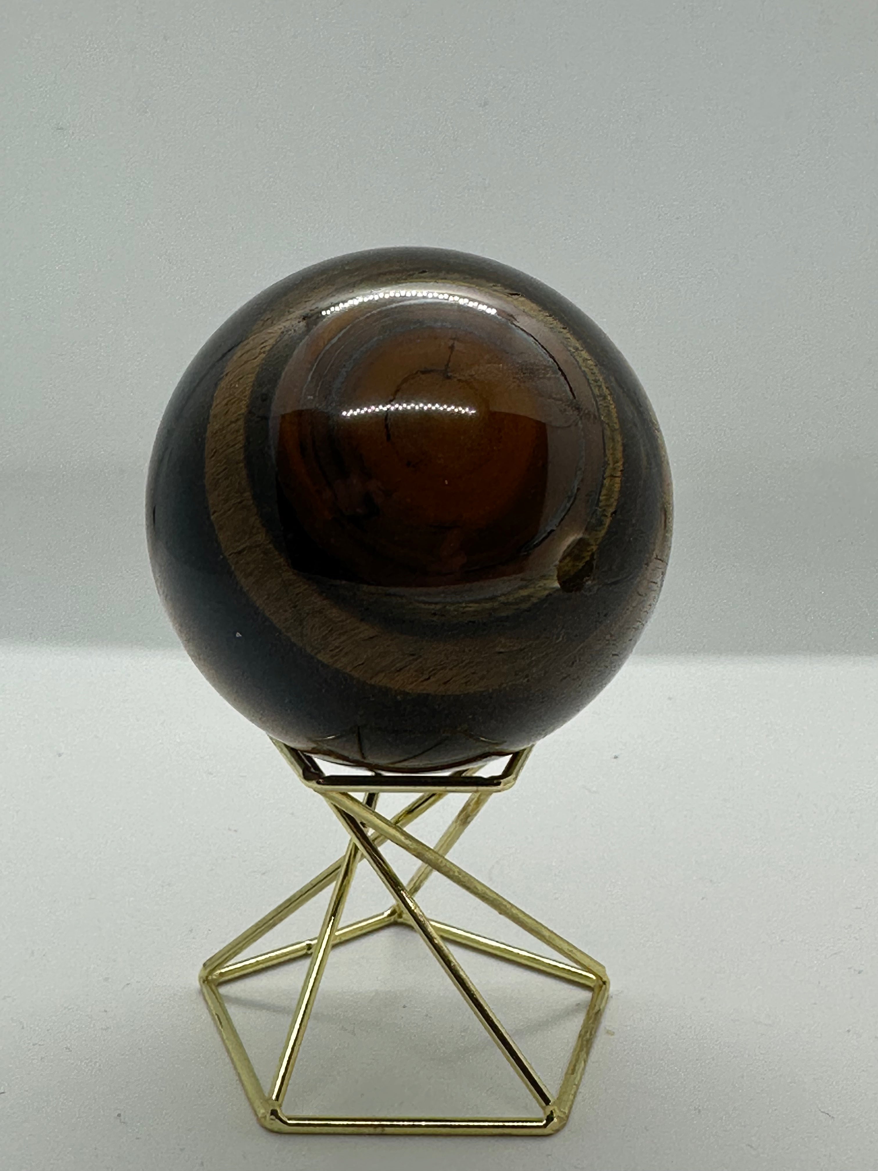 Tiger’s Eye Sphere – 63mm / 349g