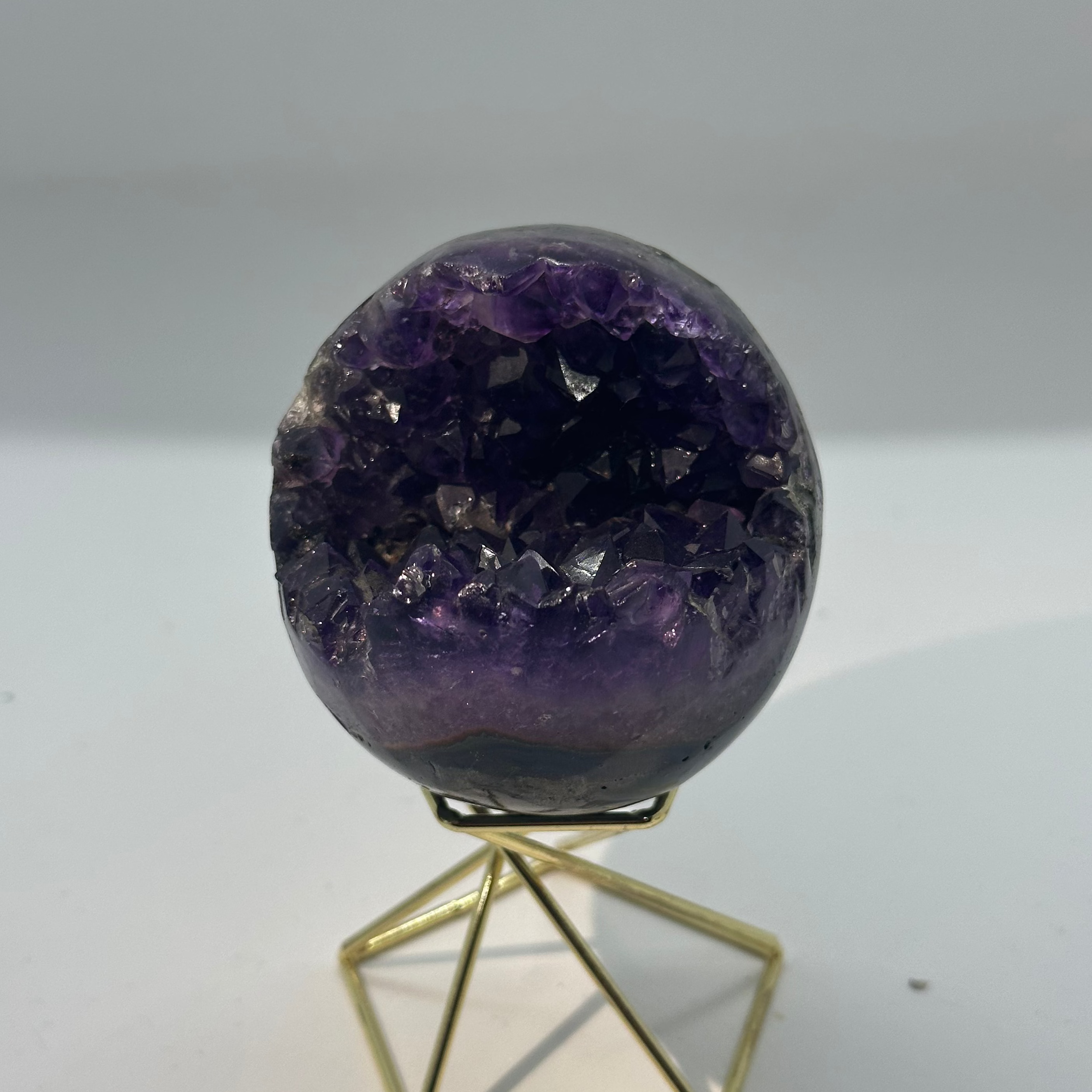 Amethyst Partial Sphere Cluster – 60mm / 247g