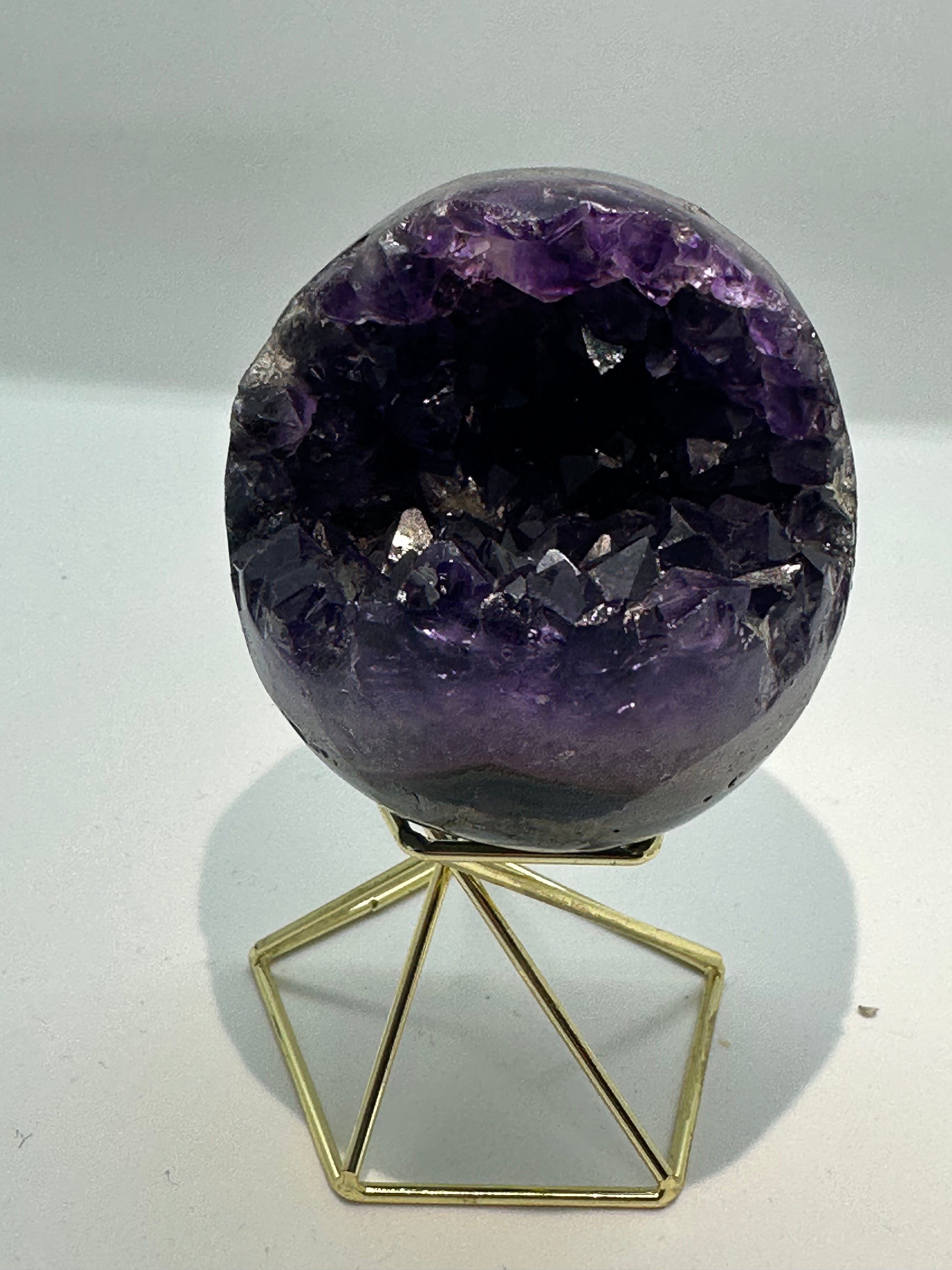 Amethyst Partial Sphere Cluster – 60mm / 247g