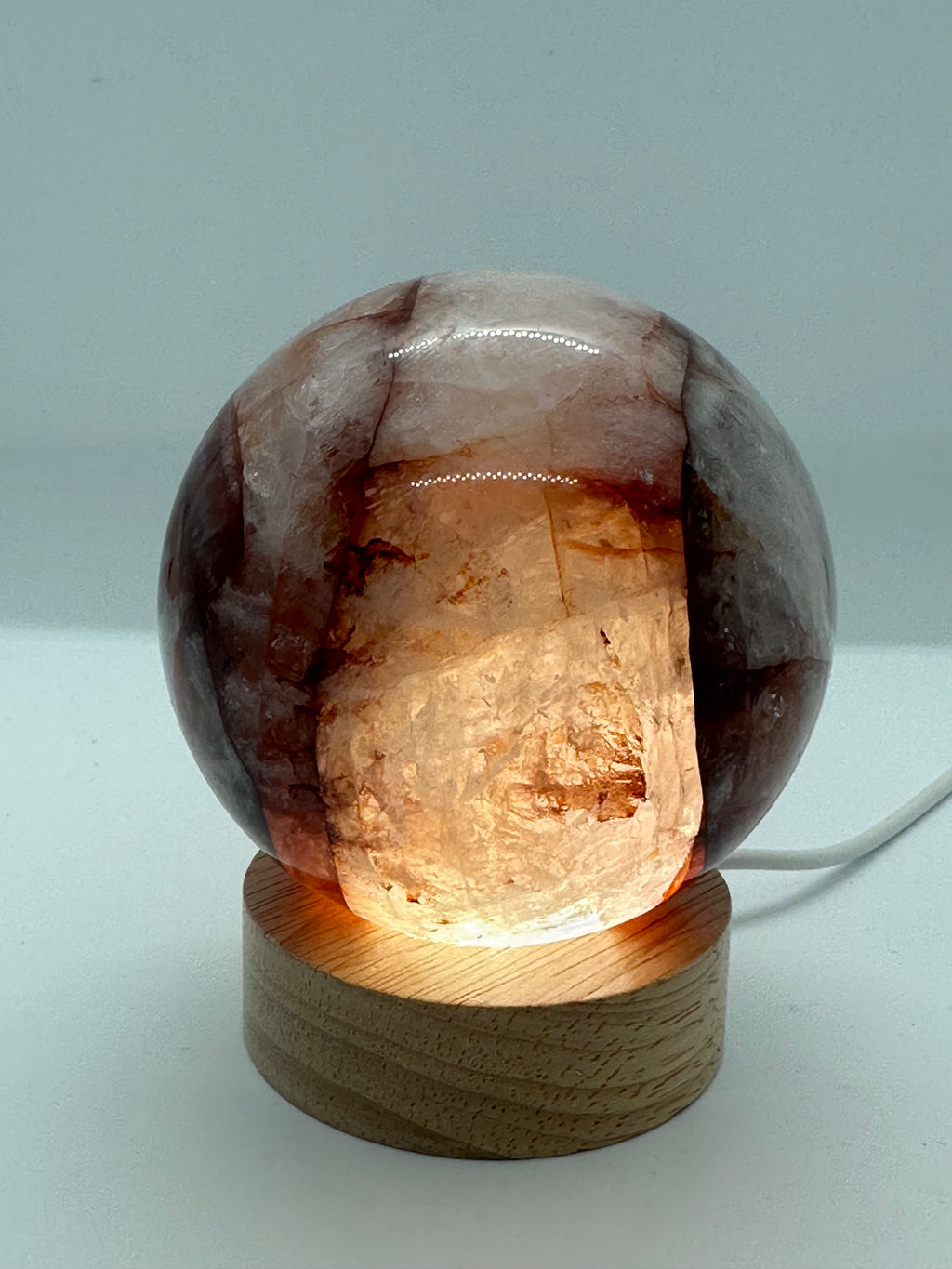 Fire Quartz Sphere – 79mm / 672g