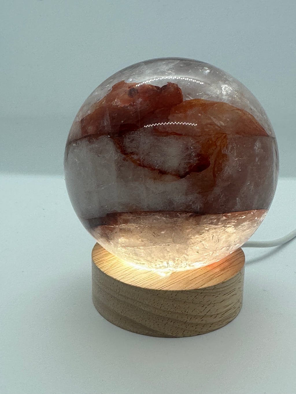 Fire Quartz Sphere – 79mm / 672g