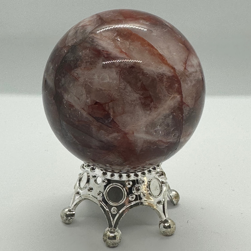 Fire Quartz Sphere – 63mm / 331g