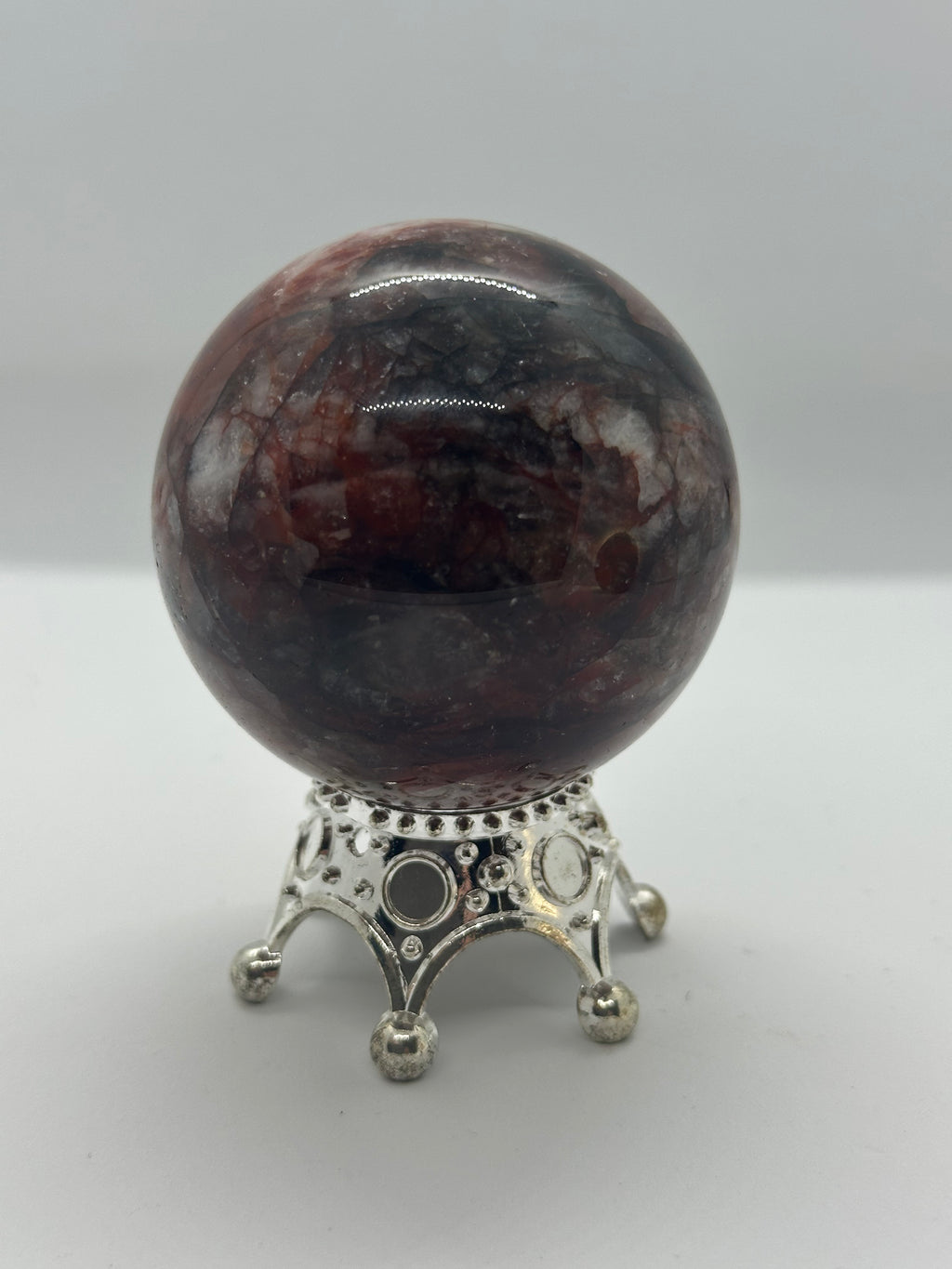 Fire Quartz Sphere – 63mm / 331g