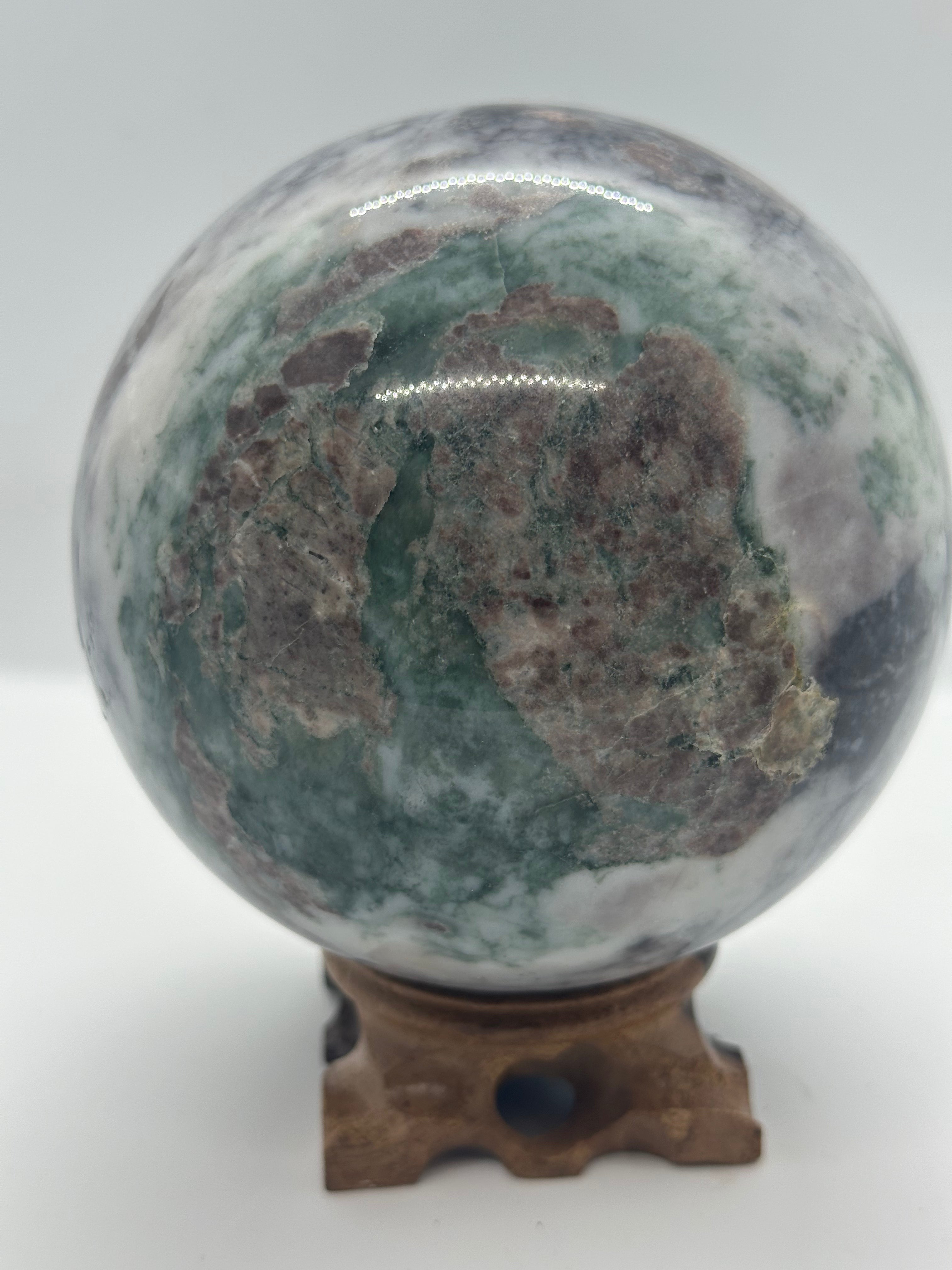 7 Coloured Jade Sphere – 108mm / 1.770kg