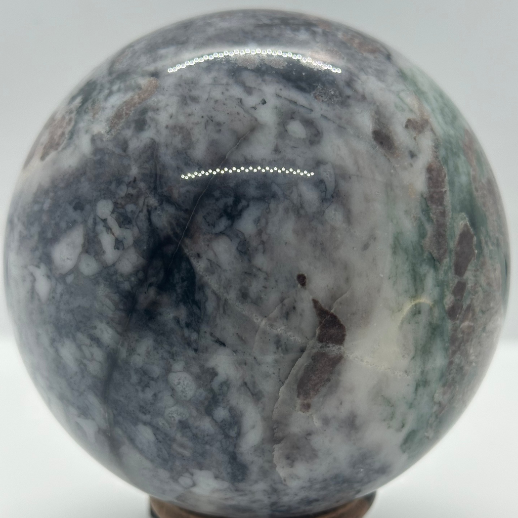 7 Coloured Jade Sphere – 108mm / 1.770kg