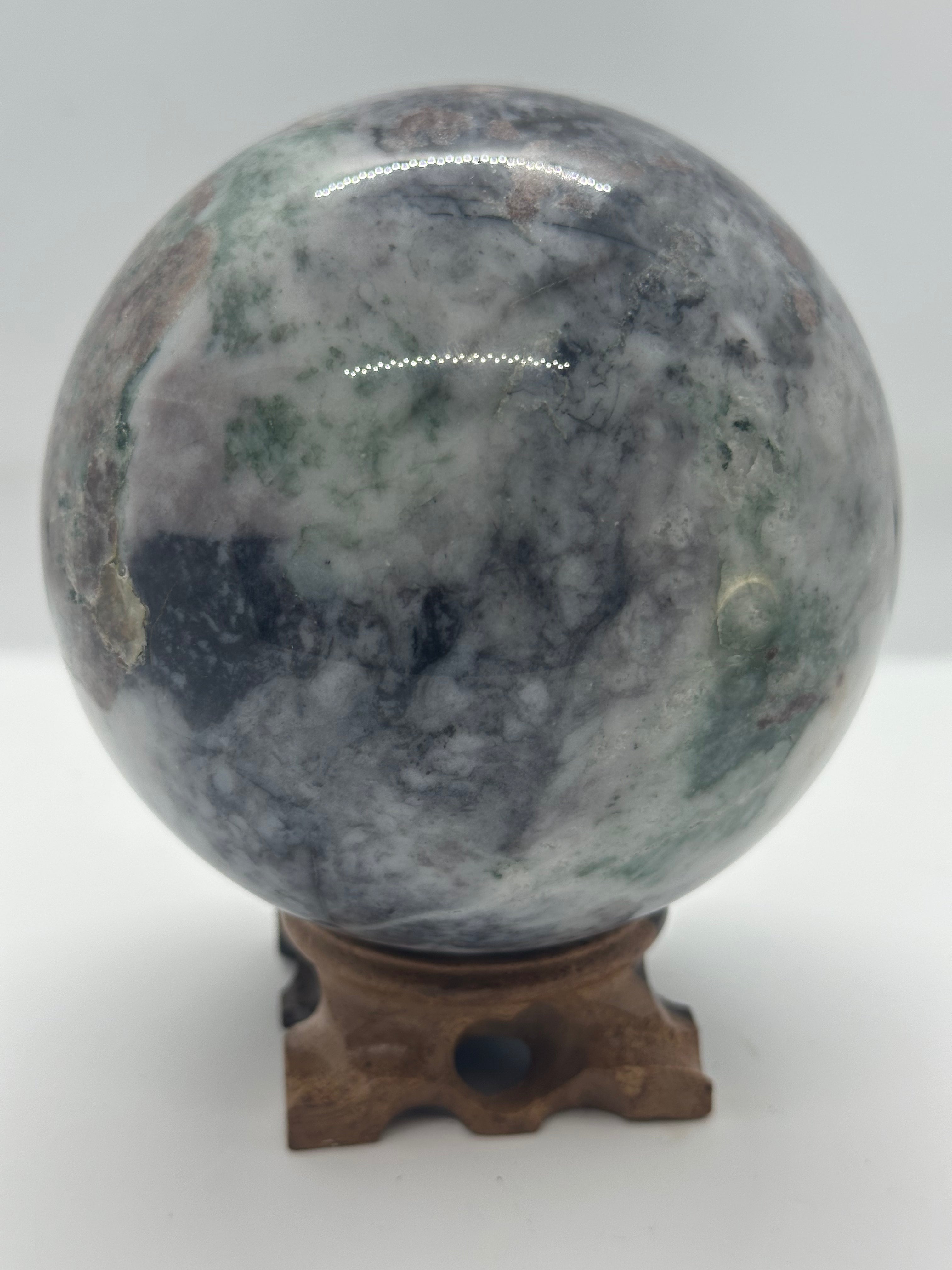 7 Coloured Jade Sphere – 108mm / 1.770kg