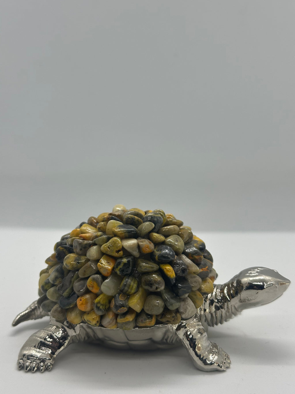 Bumblebee Jasper Chip Turtle – 235g