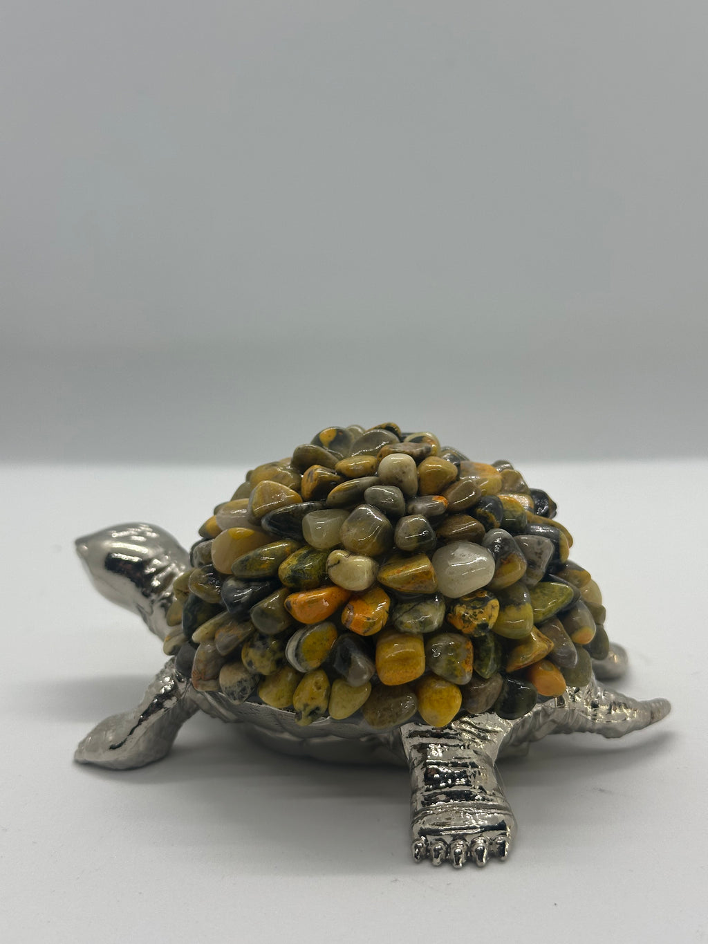 Bumblebee Jasper Chip Turtle – 235g