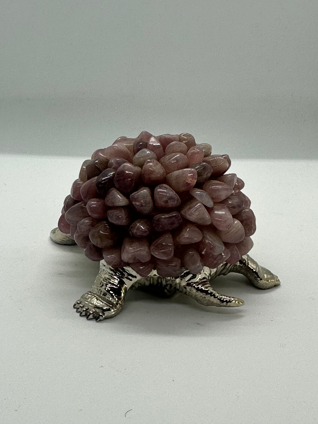Rose Quartz Chip Turtle – 292g