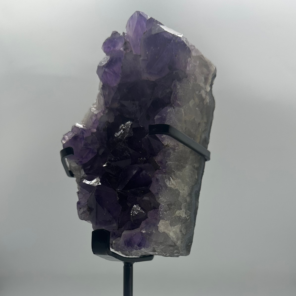 Amethyst Raw Specimen with Custom Stand – 1.148kg
