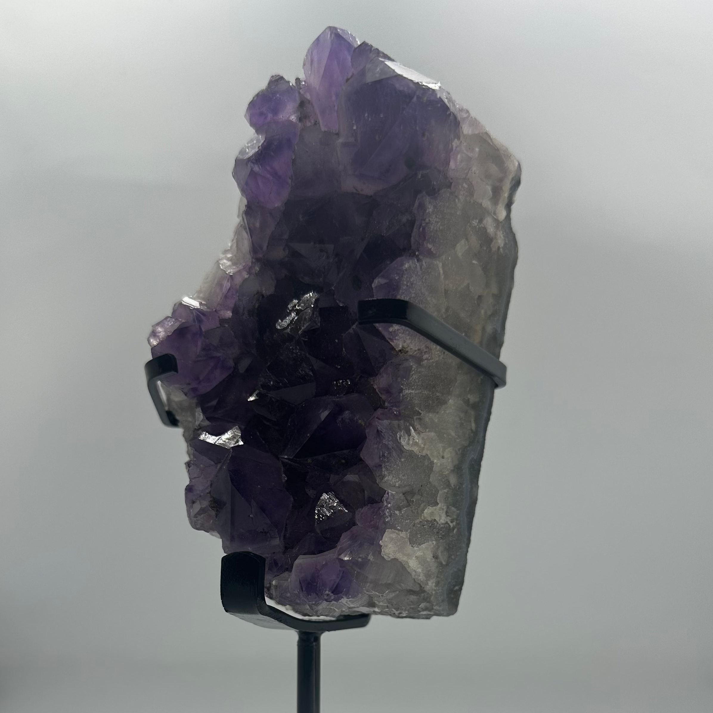 Amethyst Raw Specimen with Custom Stand – 1.148kg