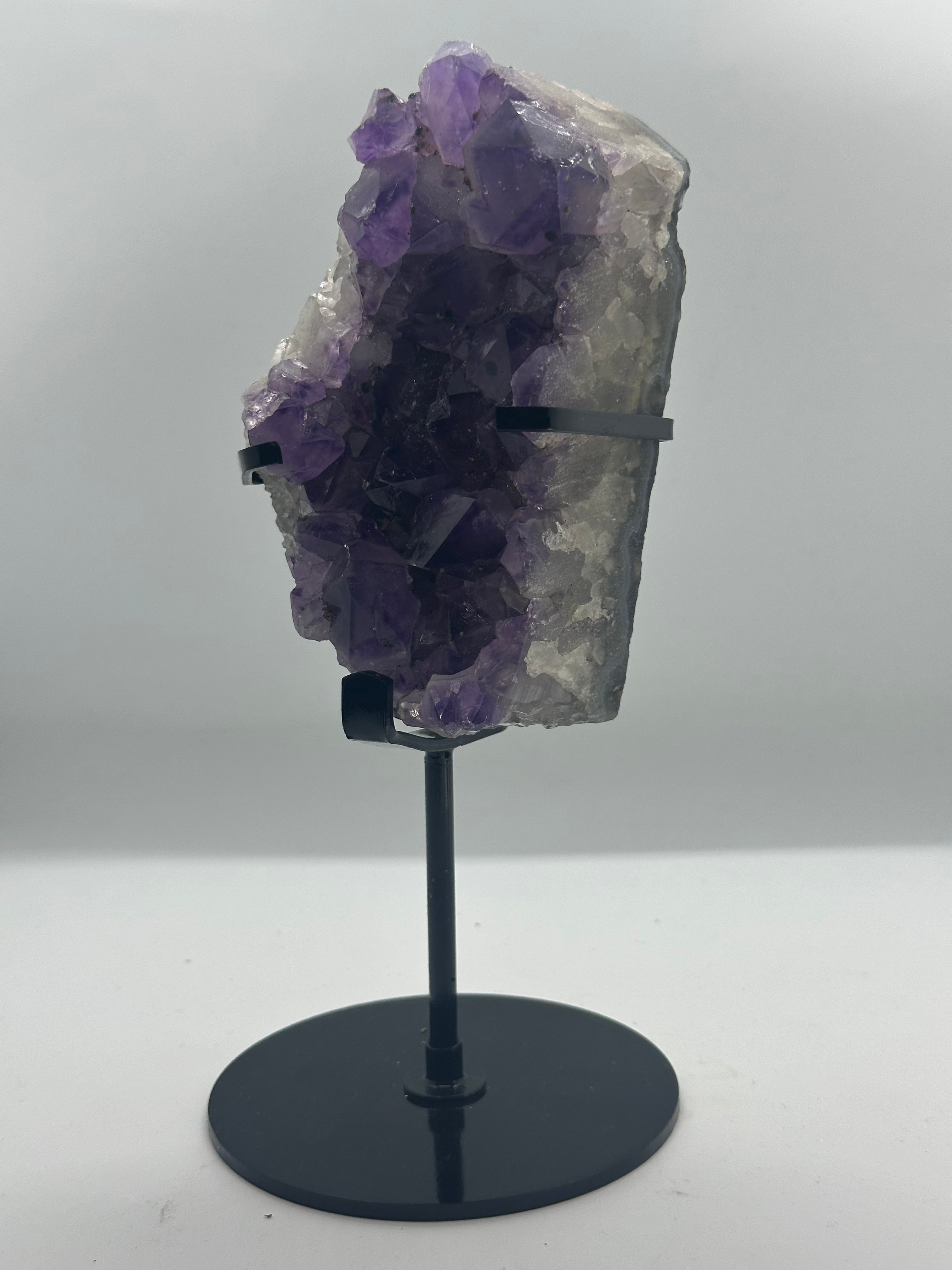 Amethyst Raw Specimen with Custom Stand – 1.148kg