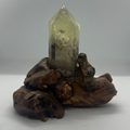 Citrine Tower with Custom Wooden Stand – 388g