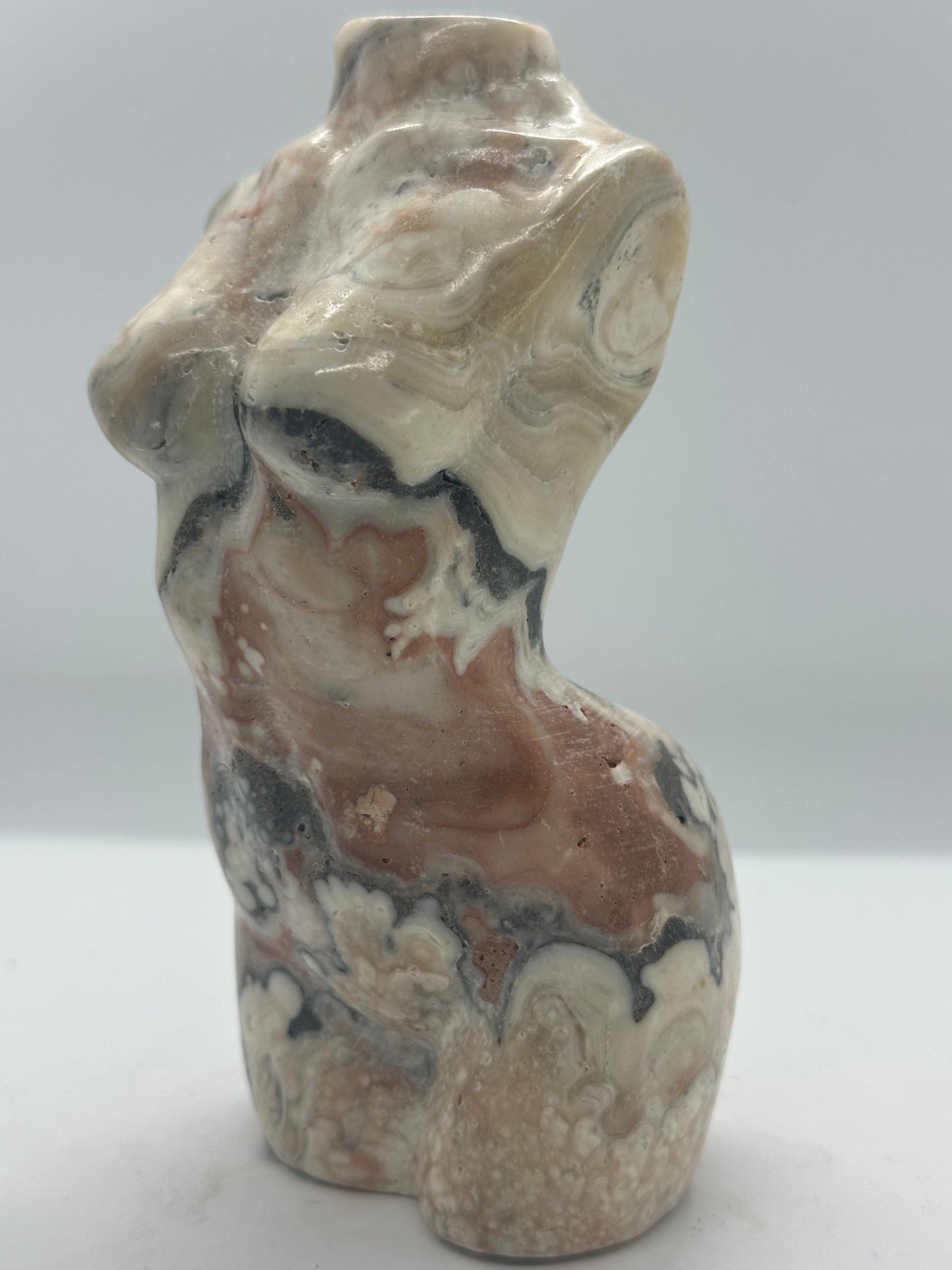 Calcite Female Figure Carving – 918g